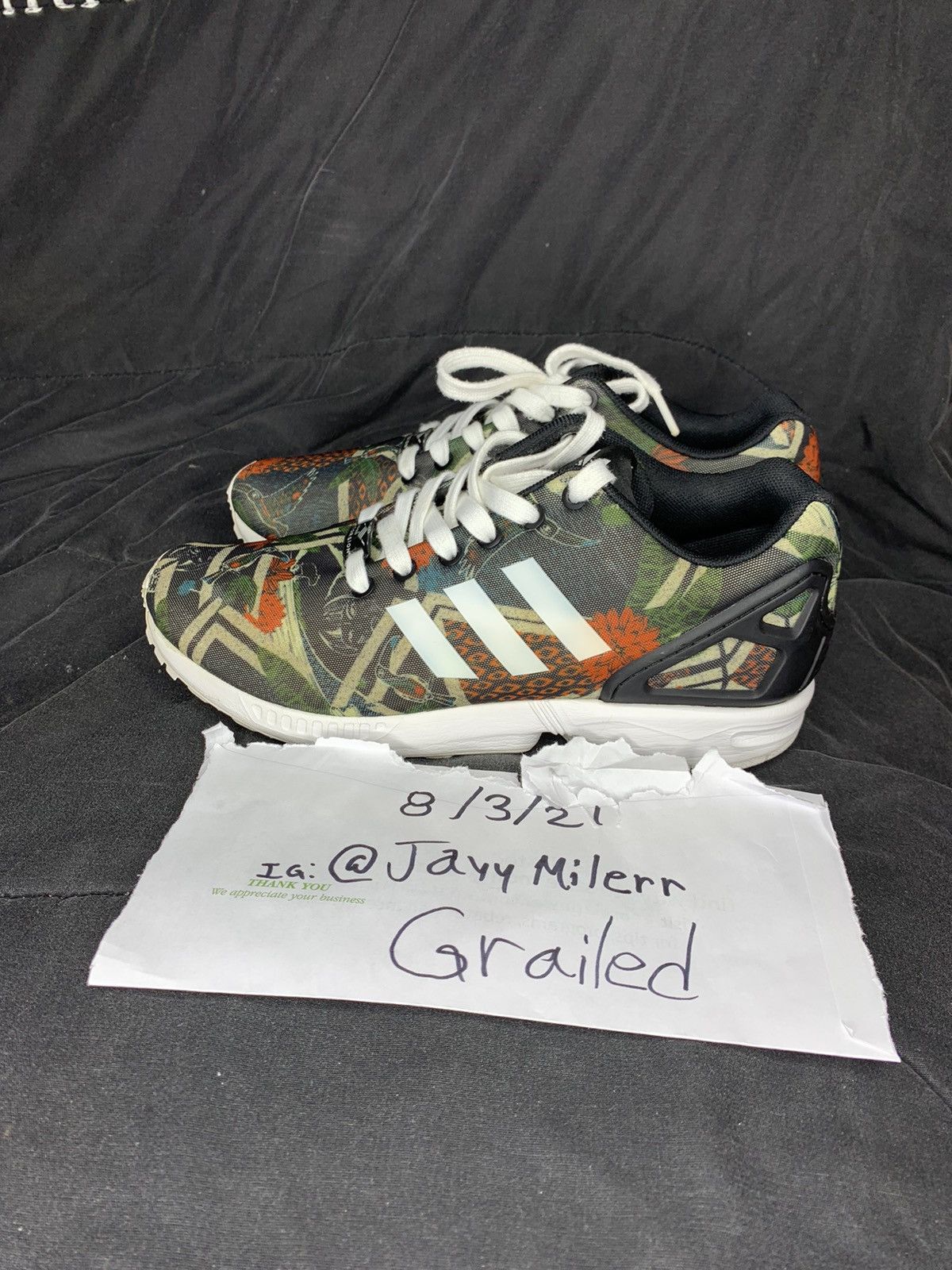 adidas zx flux torsion floral