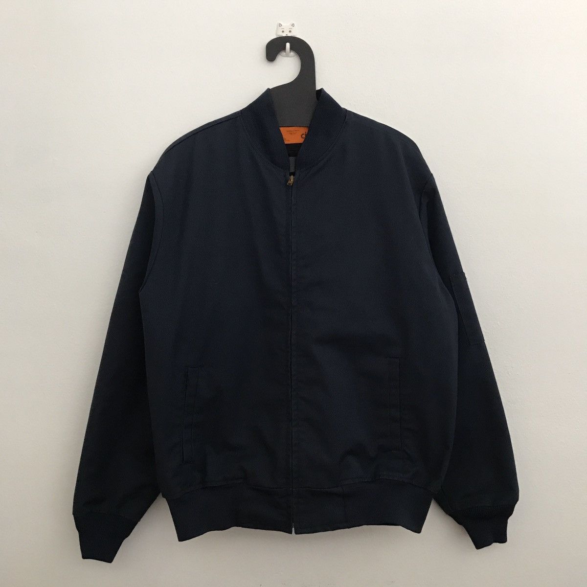 Vintage Vintage Cintas Navy Blue Work Jacket Made in USA | Grailed