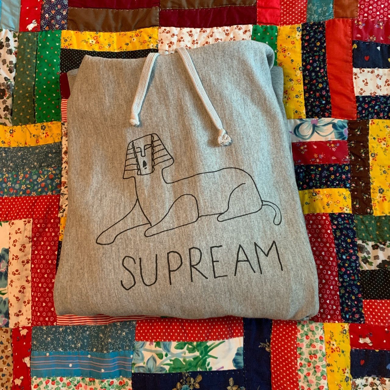 SS13 Supreme Gonz Sphinx Hoodie Heather Grey Tops