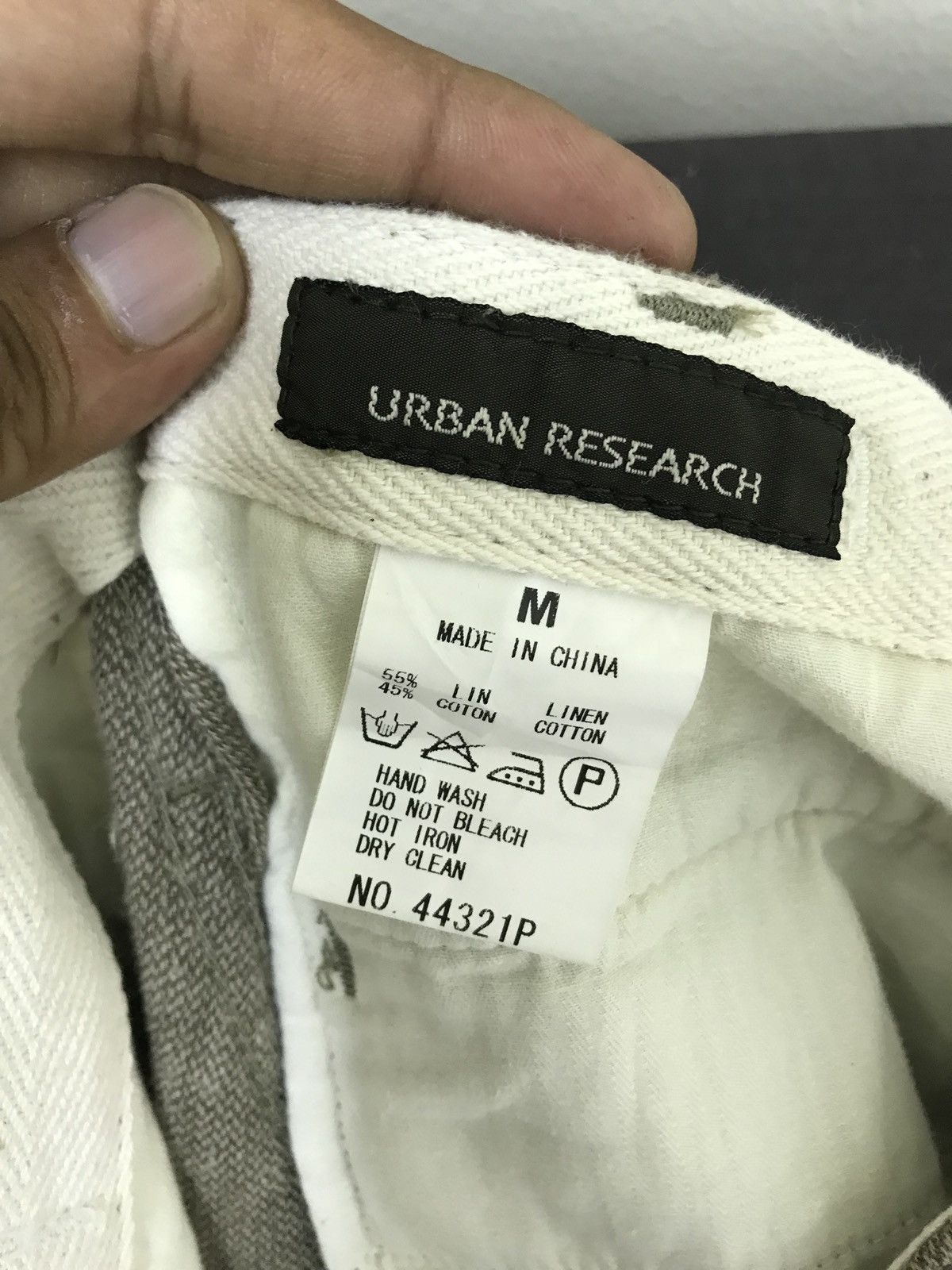 Japanese Brand Urban Research Linen Blend Cargo Pant Twill Cropped Regular Size US 30 / EU 46 - 9 Thumbnail