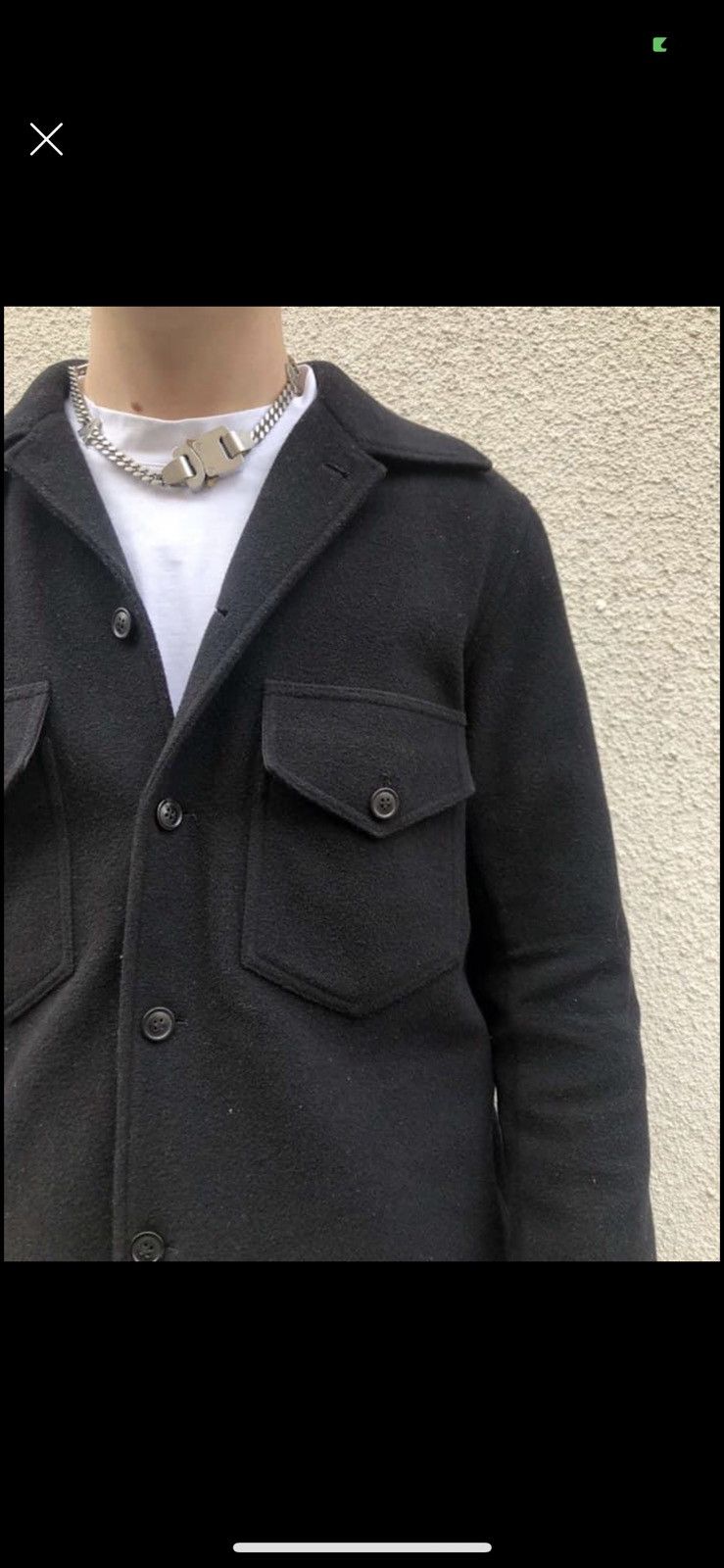 Our Legacy Our Legacy Wool Loan Jacket Black Melton | Grailed