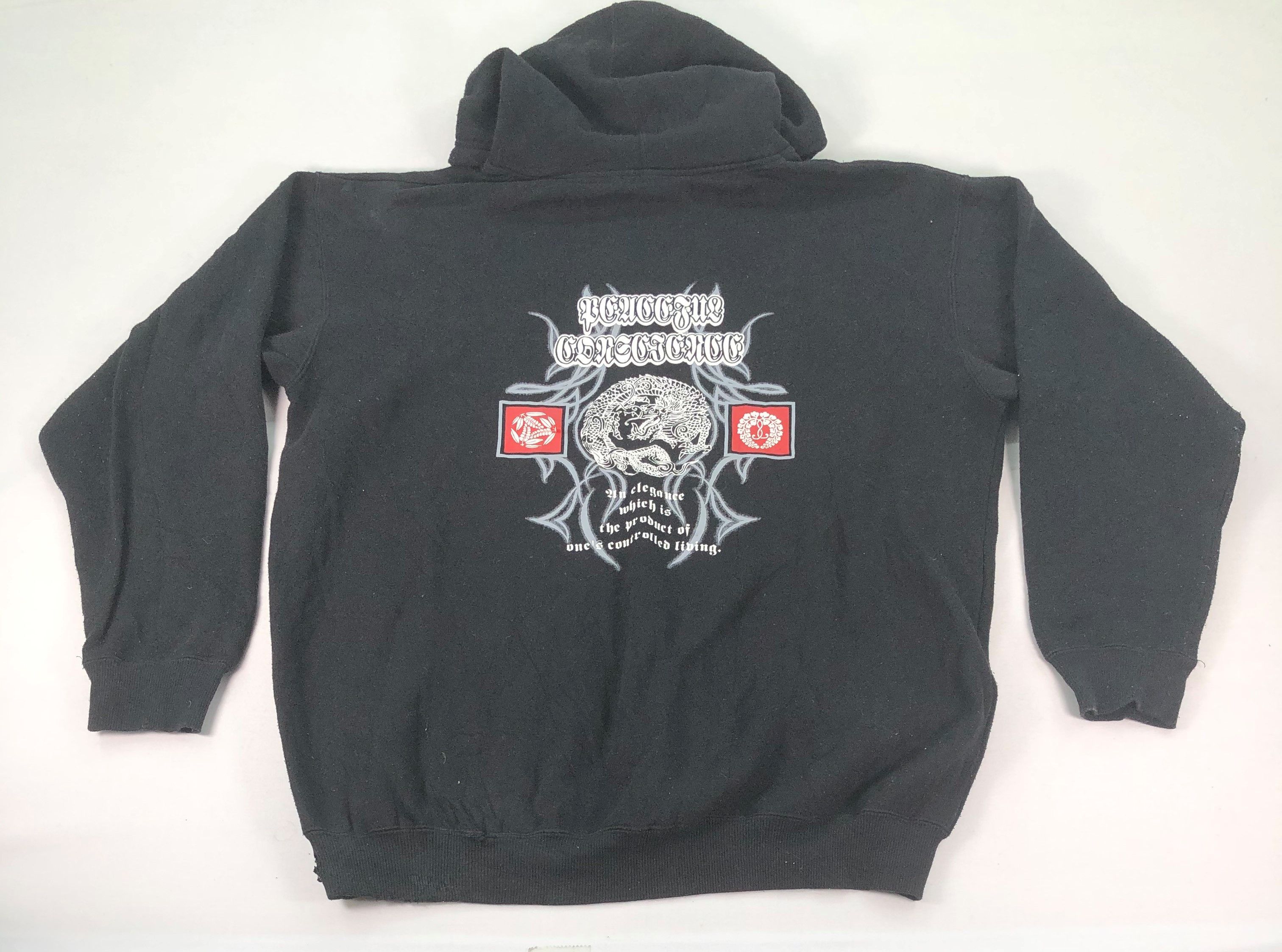 Japanese Art Sweatshirt Dragon Hoodies Pull Over