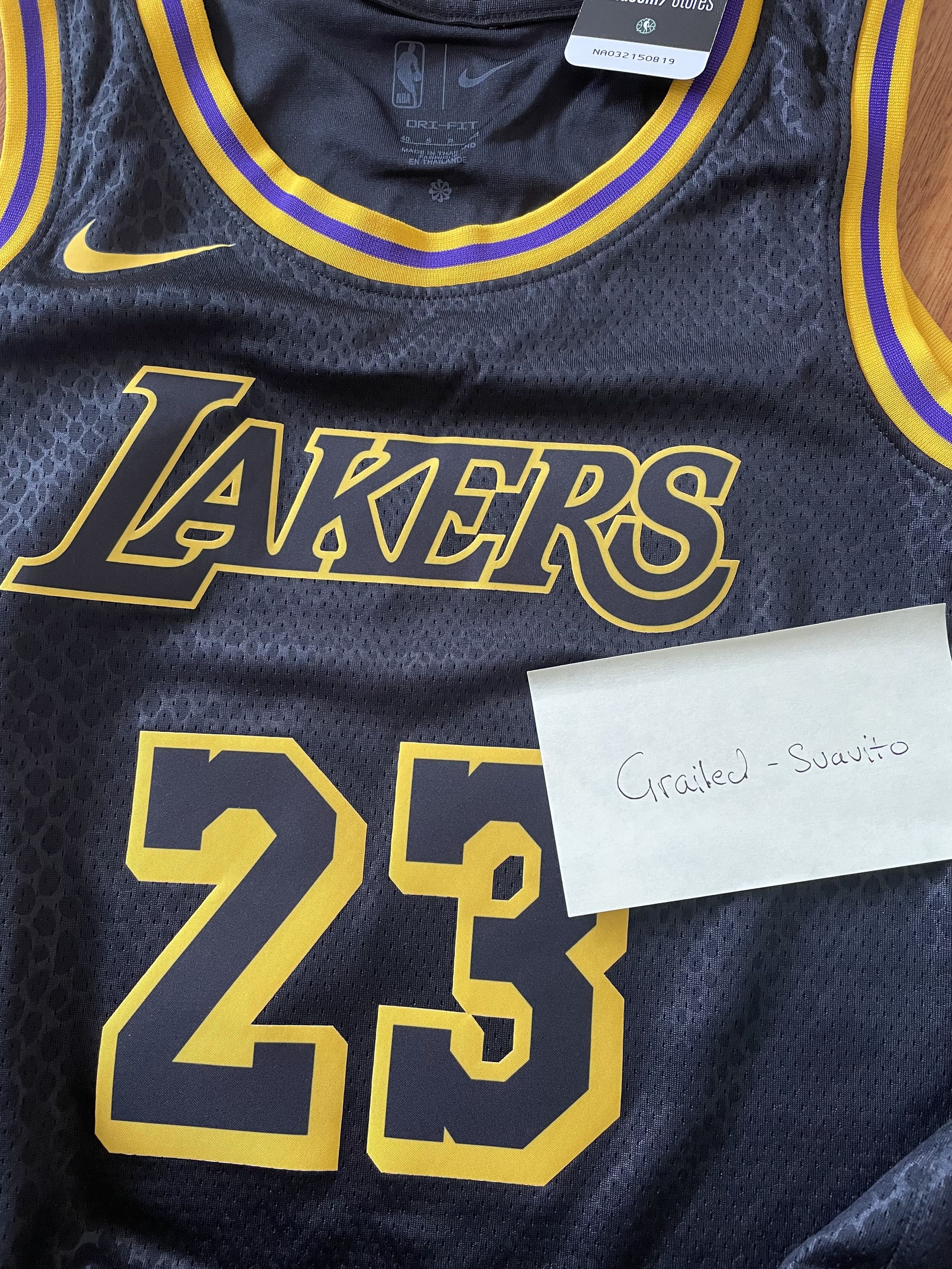 Nike Nike Men's Lakers City Edition Mamba Jersey - LeBron