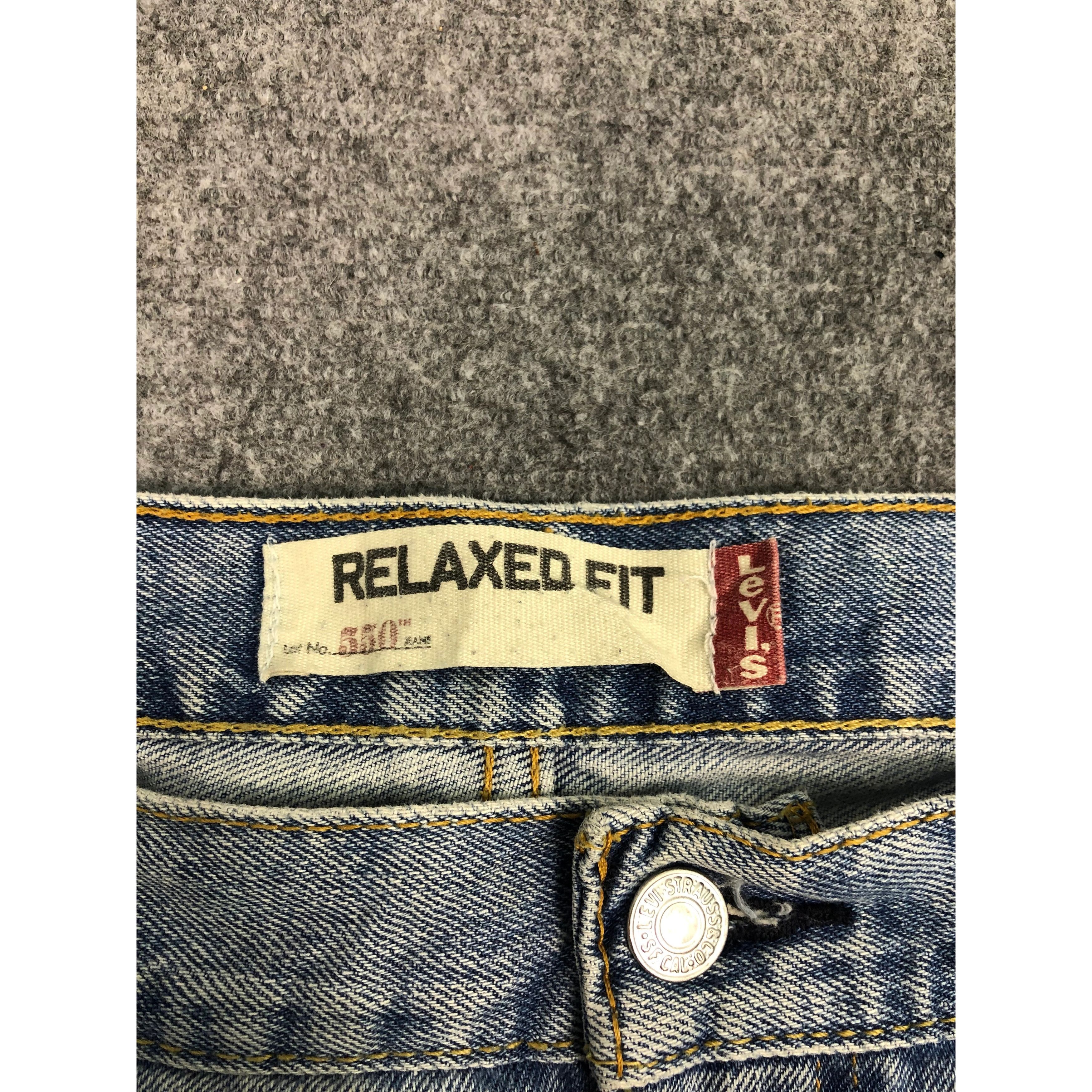 Levi's Vintage Levis 550 Stonewashed Jeans DP0490 Size US 39 - 6 Thumbnail