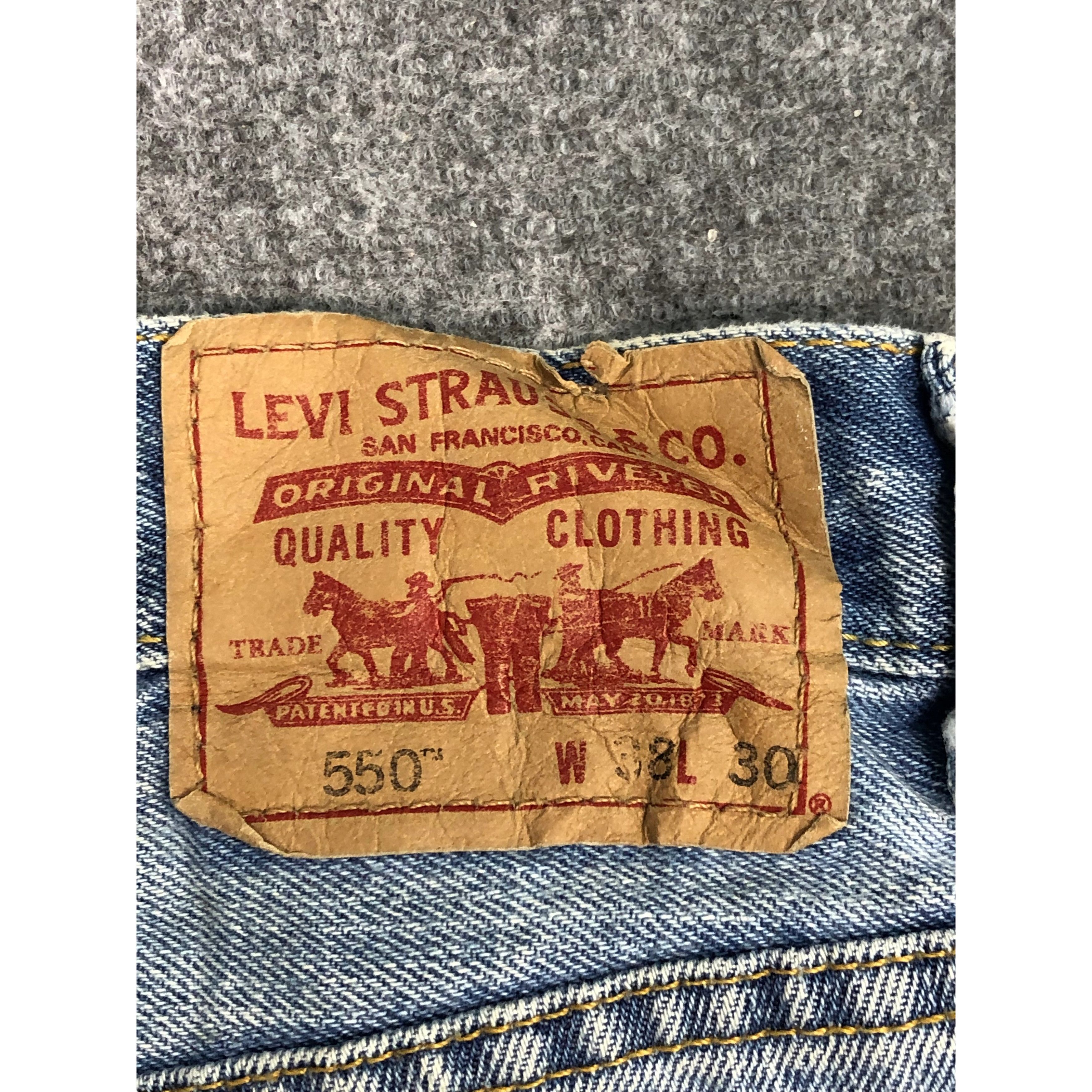 Levi's Vintage Levis 550 Stonewashed Jeans DP0490 Size US 39 - 5 Thumbnail
