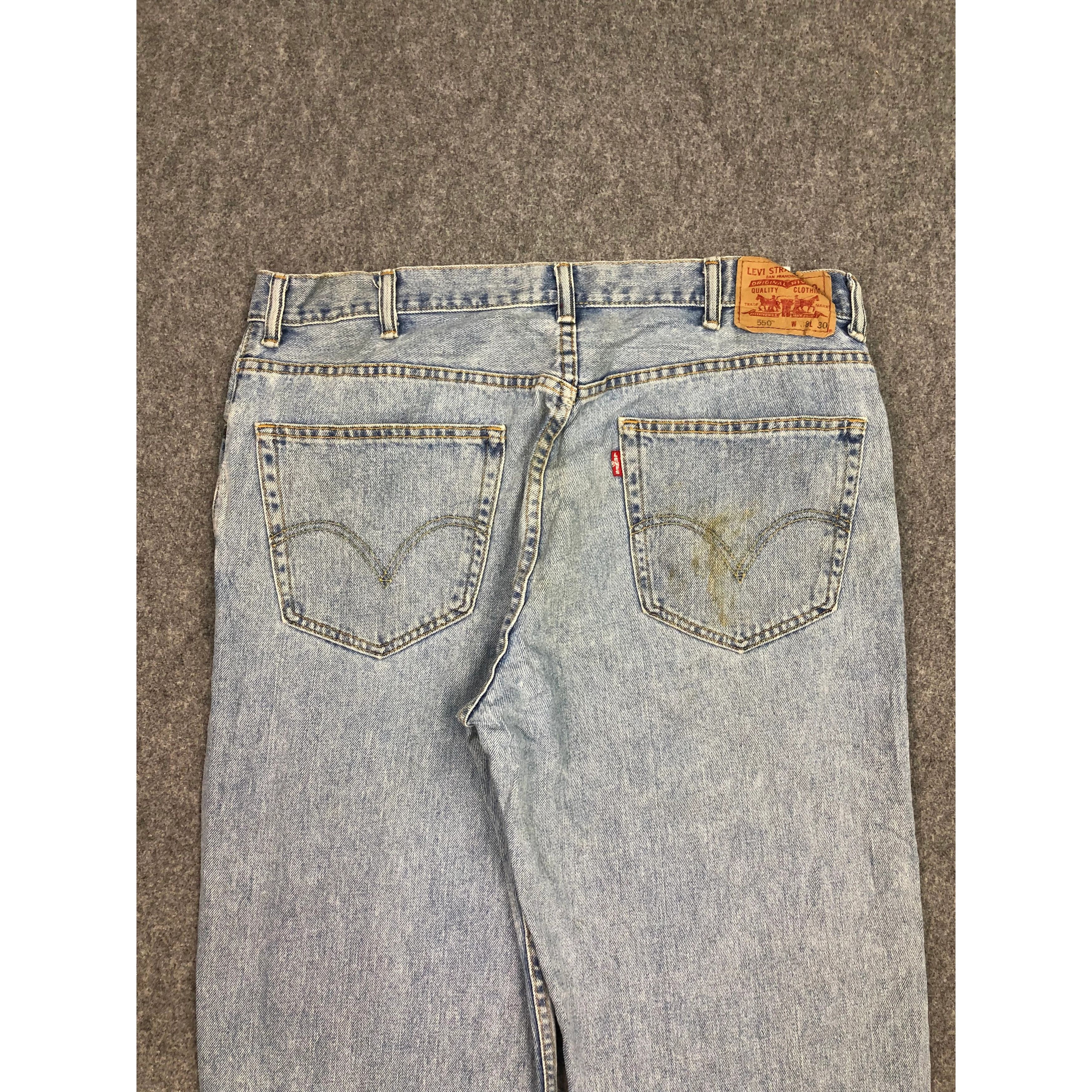 Levi's Vintage Levis 550 Stonewashed Jeans DP0490 Size US 39 - 4 Thumbnail