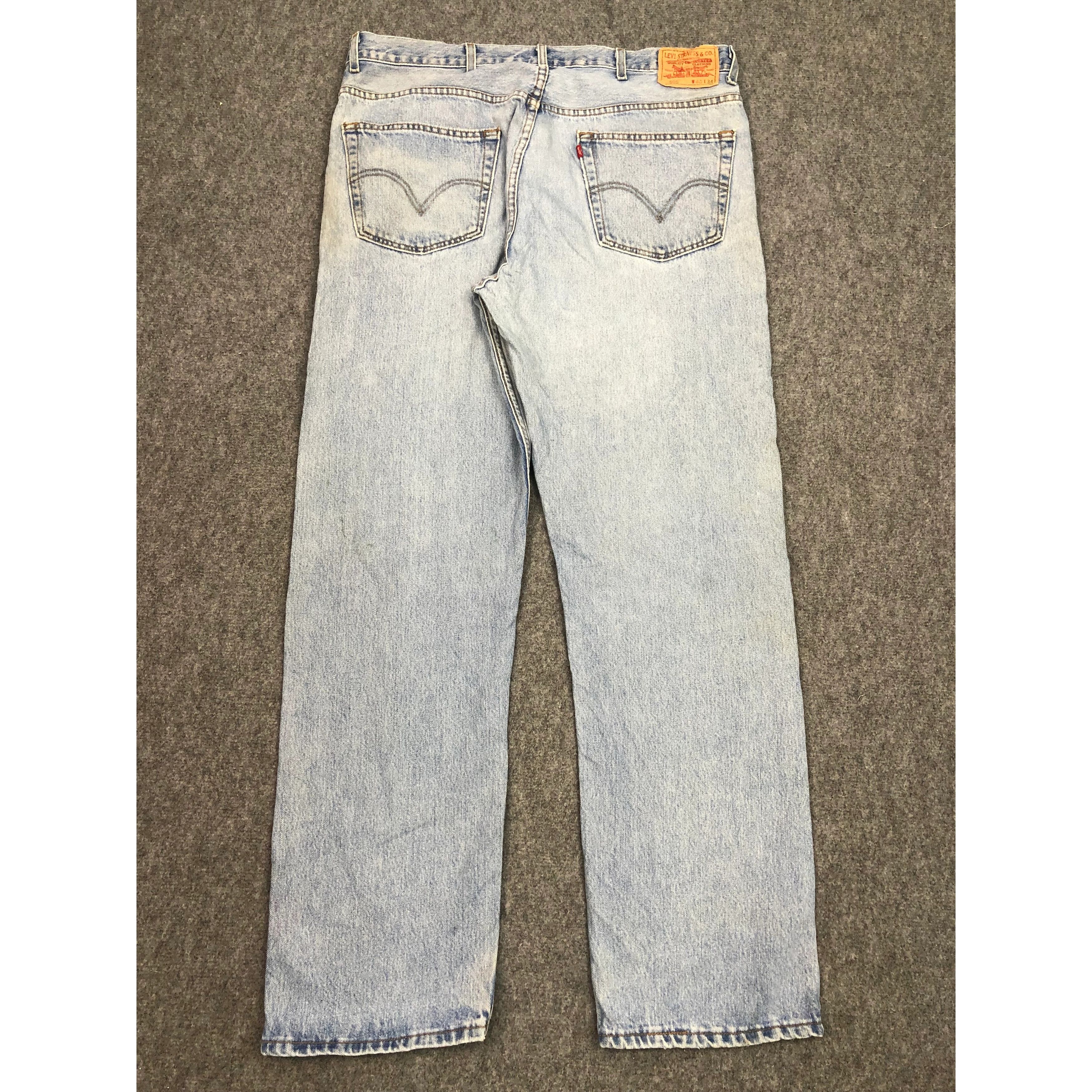 Levi's Vintage Levis 505 Lighwash Jeans DP0492 Size US 42 / EU 58 - 2 Thumbnail