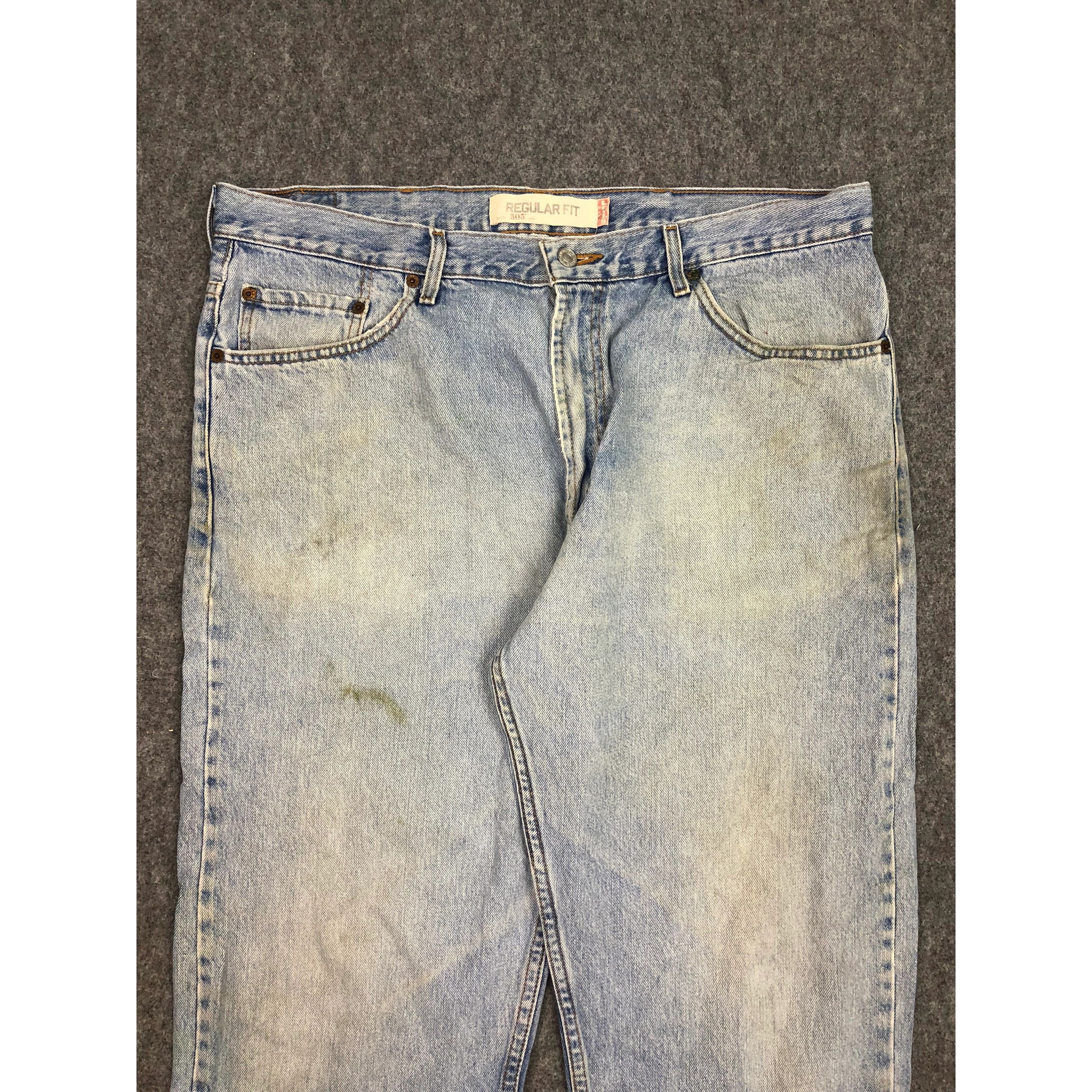 Levi's Vintage Levis 505 Lighwash Jeans DP0492 Size US 42 / EU 58 - 3 Thumbnail