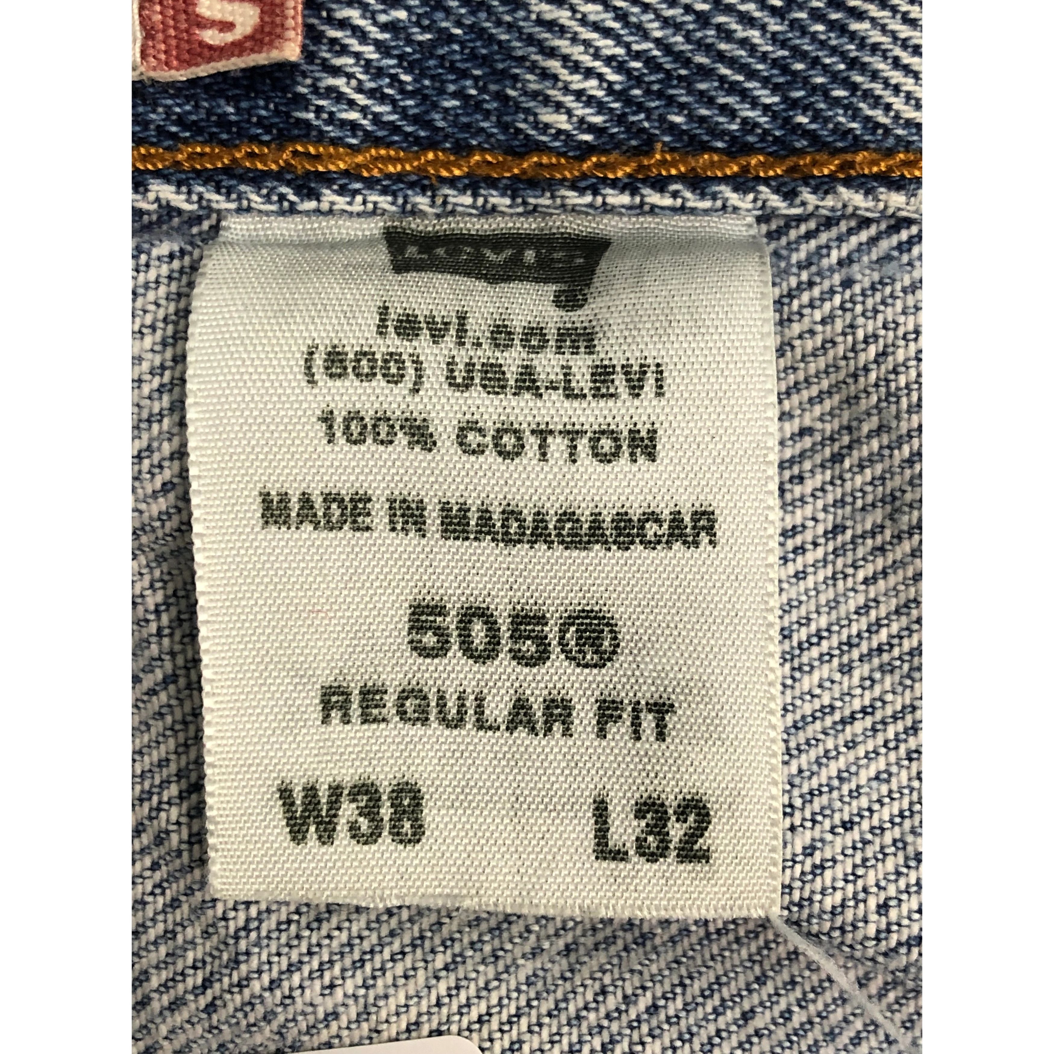 Levi's Vintage Levis 505 Lightwash Jeans DP0491 Size US 39 - 6 Thumbnail