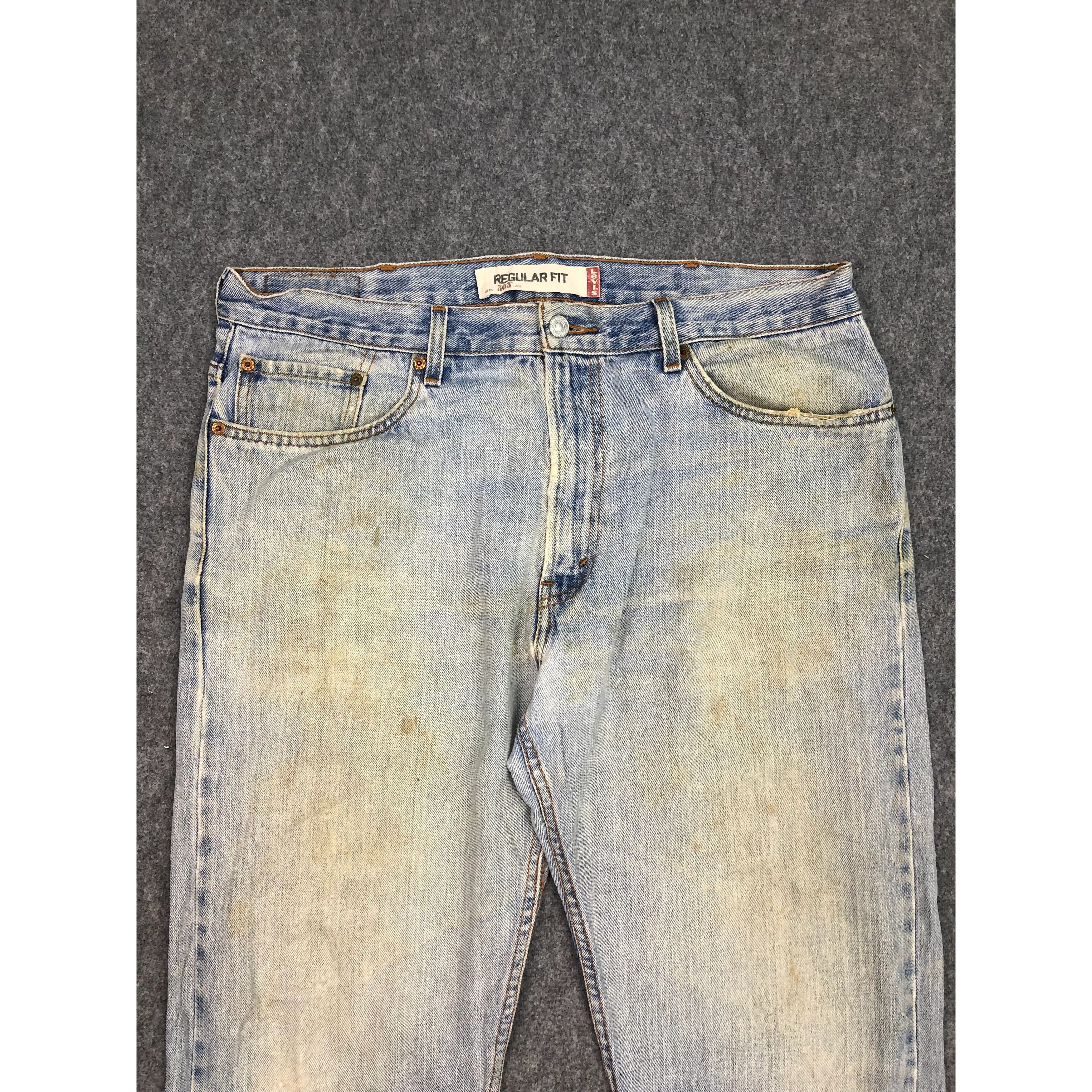 Levi's Vintage Levis 505 Lightwash Jeans DP0491 Size US 39 - 3 Thumbnail