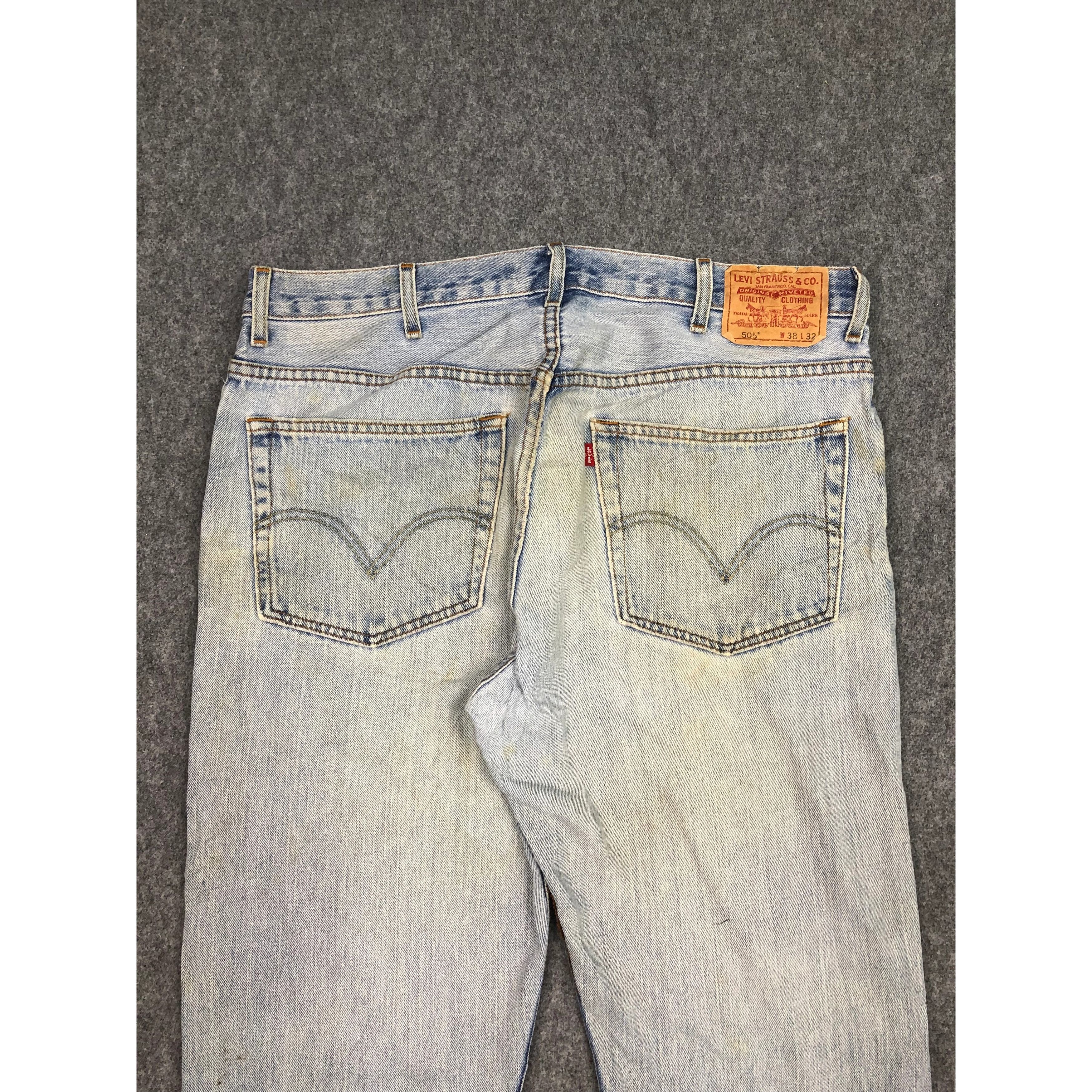 Levi's Vintage Levis 505 Lightwash Jeans DP0491 Size US 39 - 4 Thumbnail