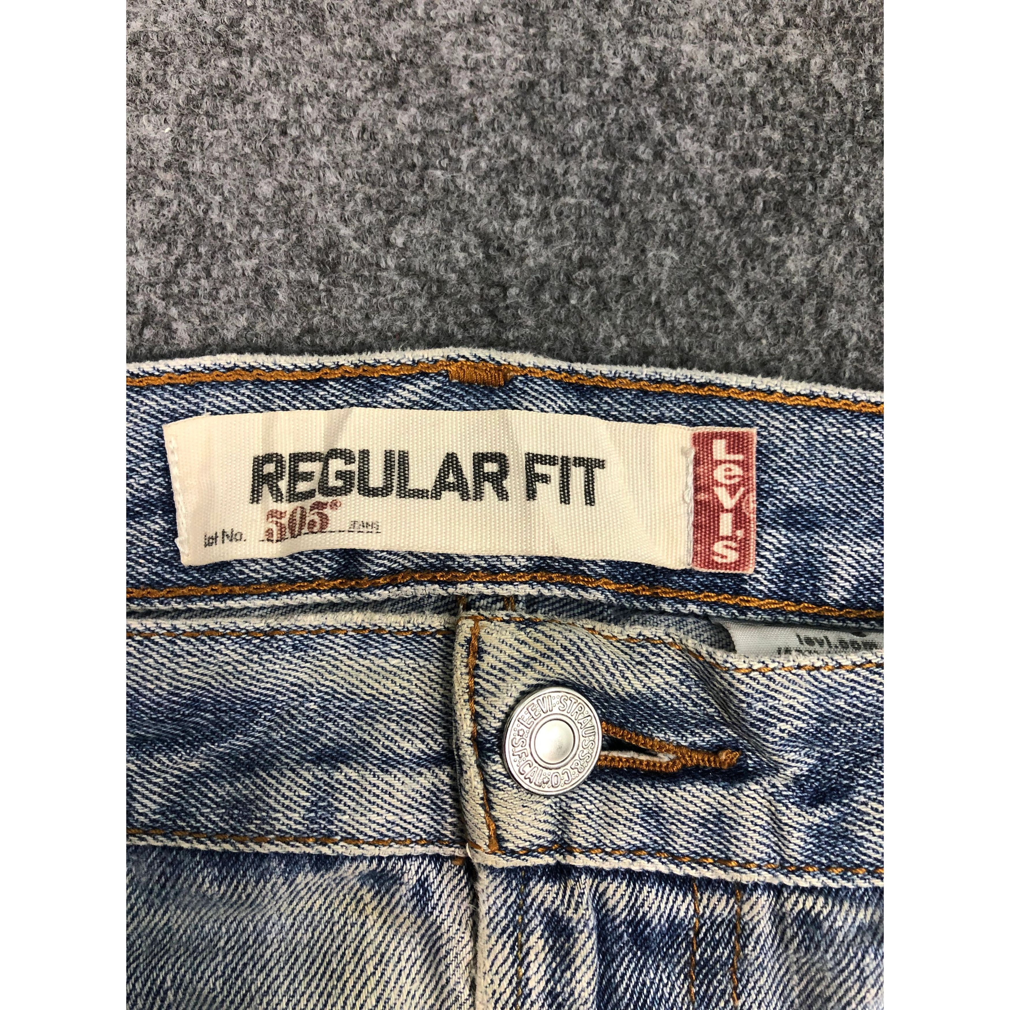 Levi's Vintage Levis 505 Lightwash Jeans DP0491 Size US 39 - 7 Thumbnail