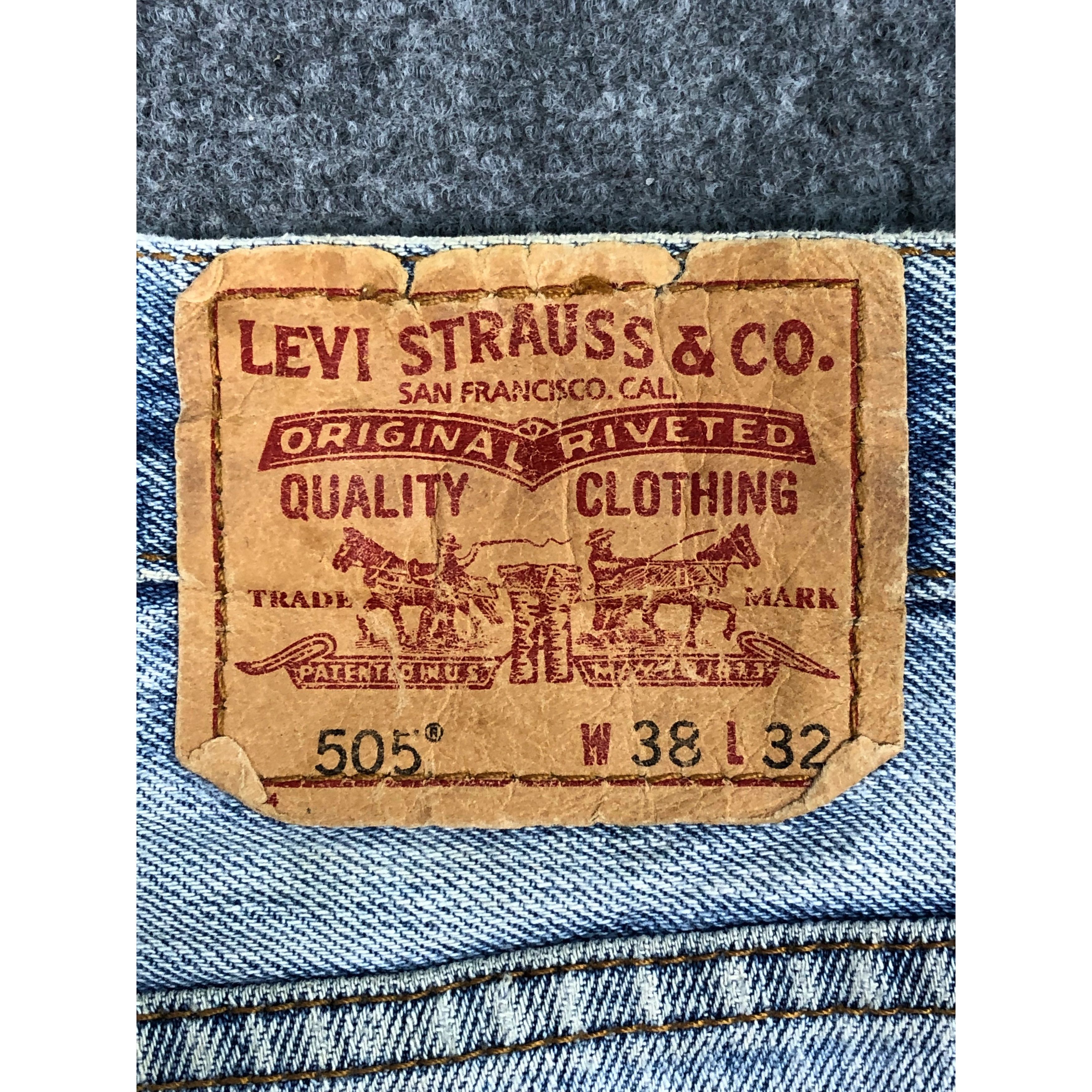 Levi's Vintage Levis 505 Lightwash Jeans DP0491 Size US 39 - 5 Thumbnail
