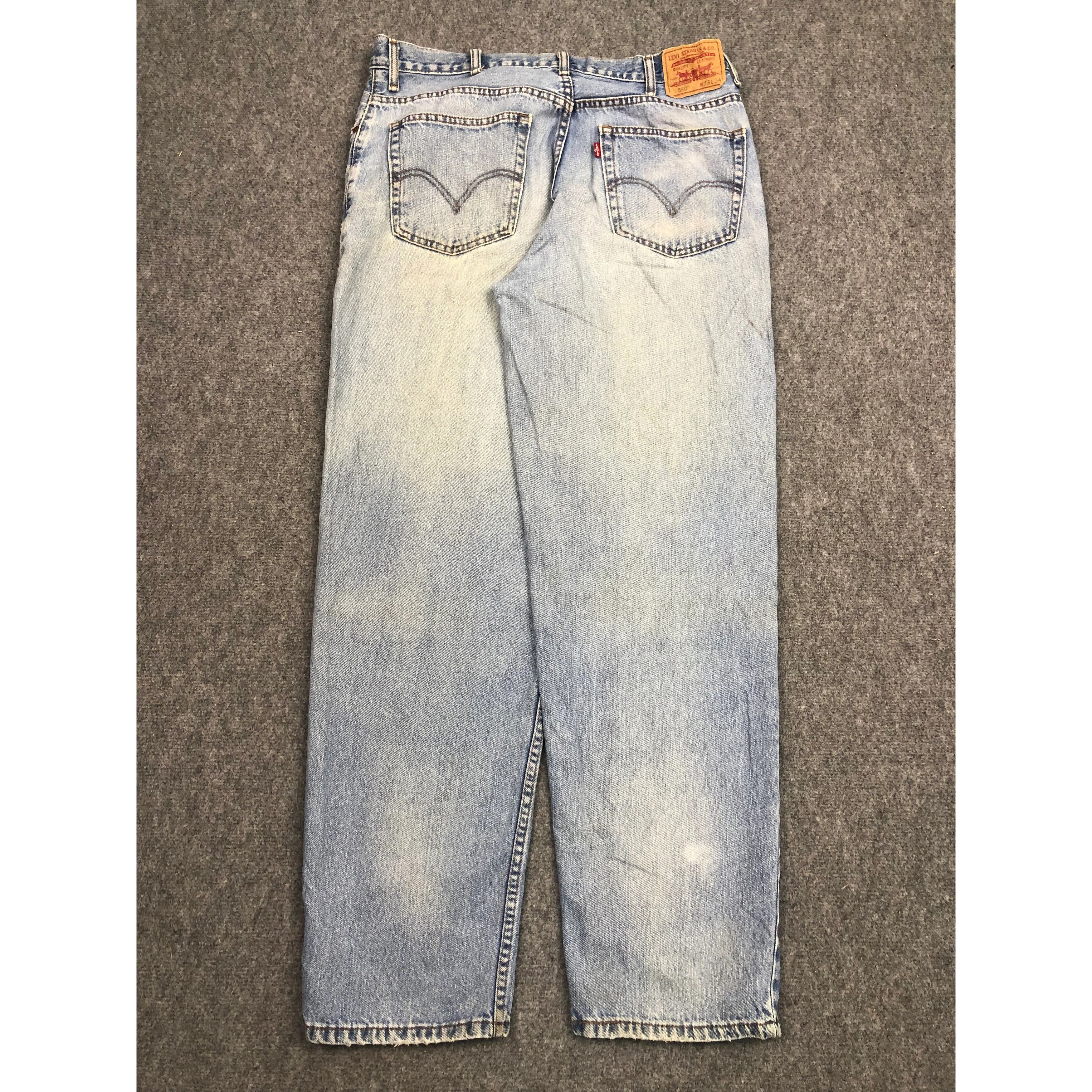 Levi's Vintage Levis 560 Lightwash Jeans DP0464 Size US 39 - 2 Thumbnail