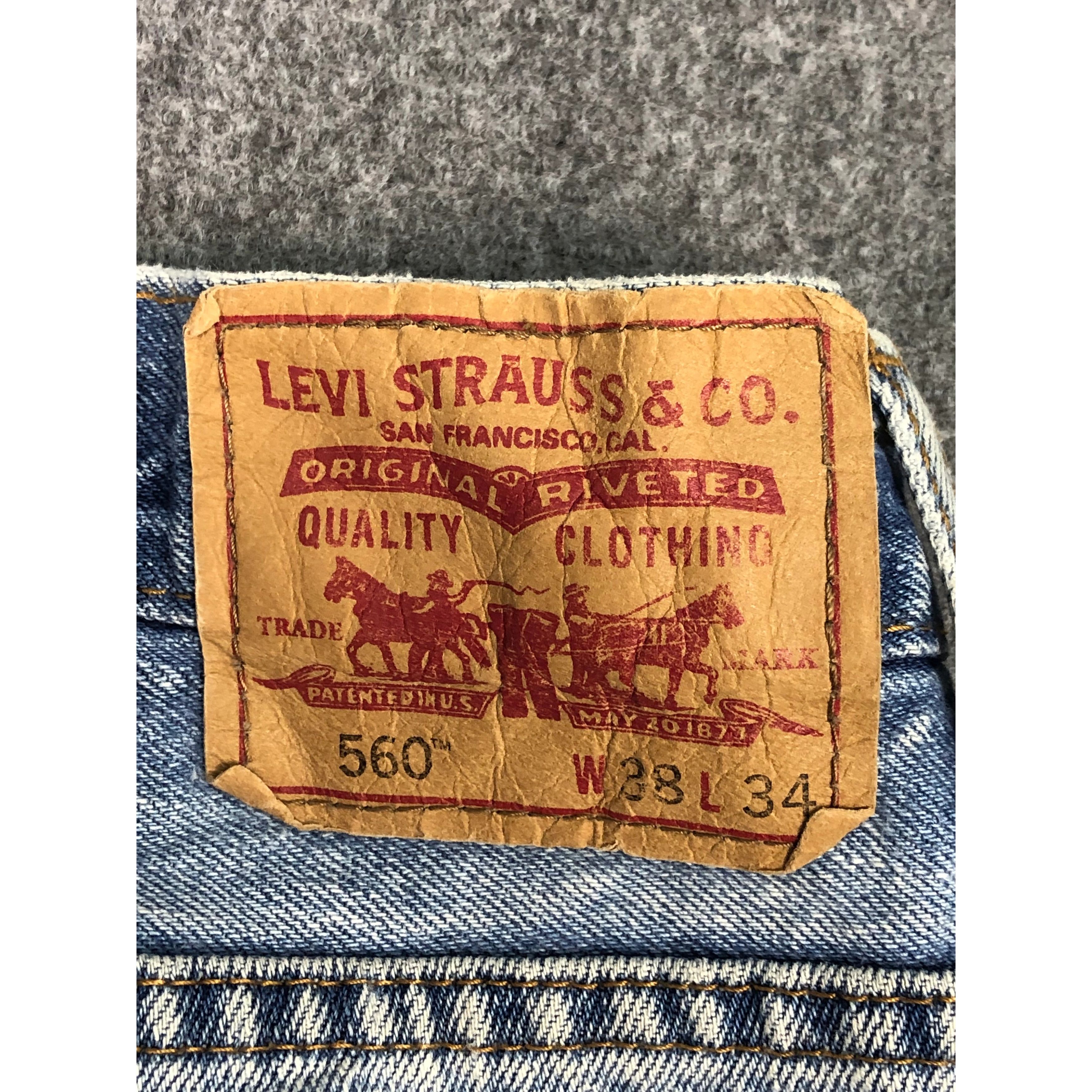 Levi's Vintage Levis 560 Lightwash Jeans DP0464 Size US 39 - 5 Thumbnail