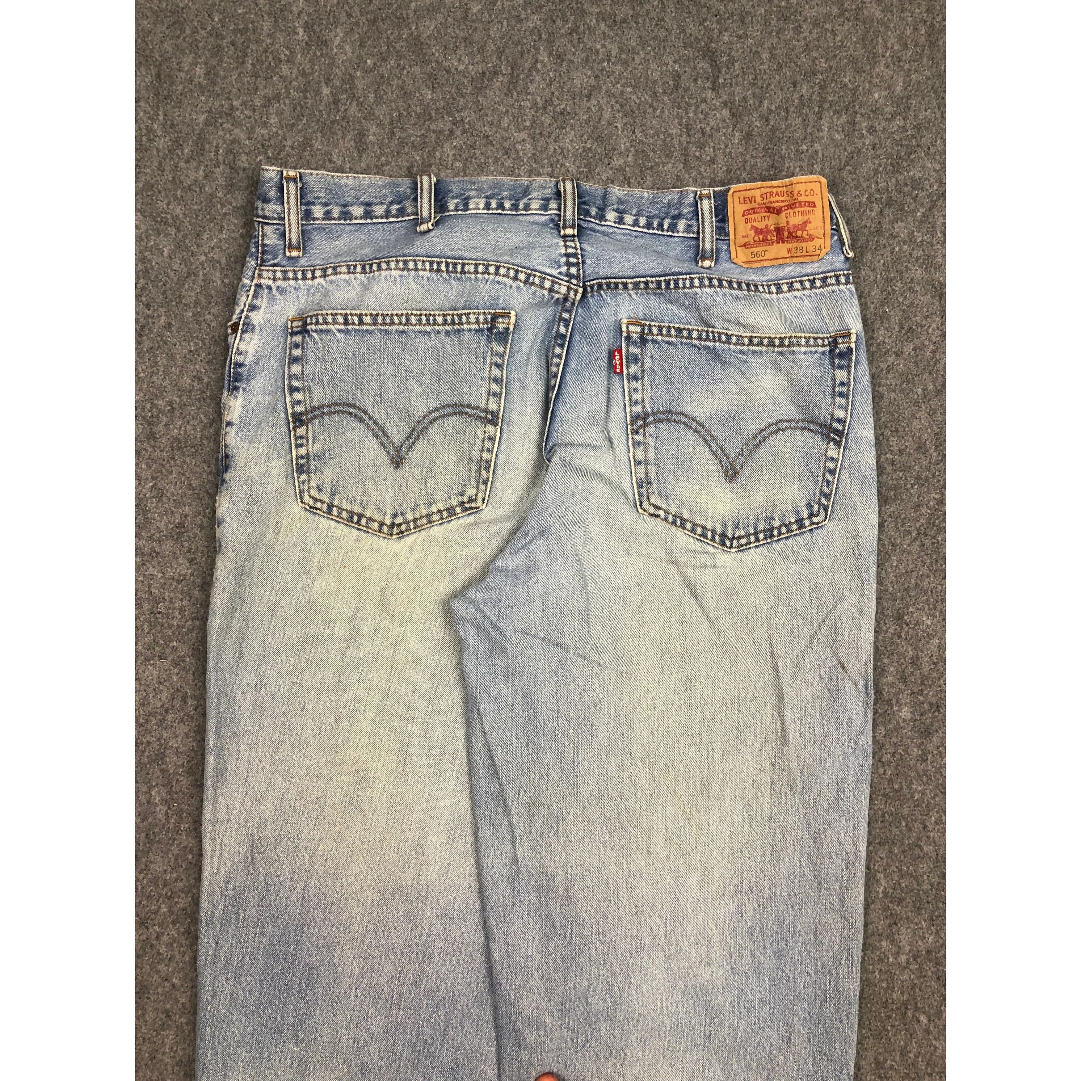 Levi's Vintage Levis 560 Lightwash Jeans DP0464 Size US 39 - 4 Thumbnail