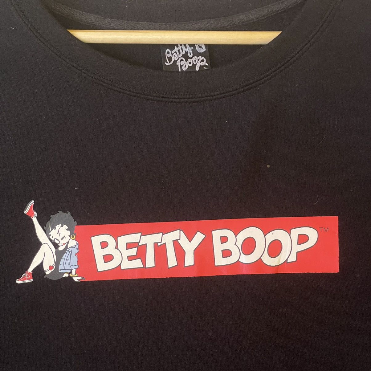 Japanese Brand Betty Boop Pullover Spellout Logo Sweatshirt Size XL Size US XL / EU 56 / 4 - 5 Thumbnail