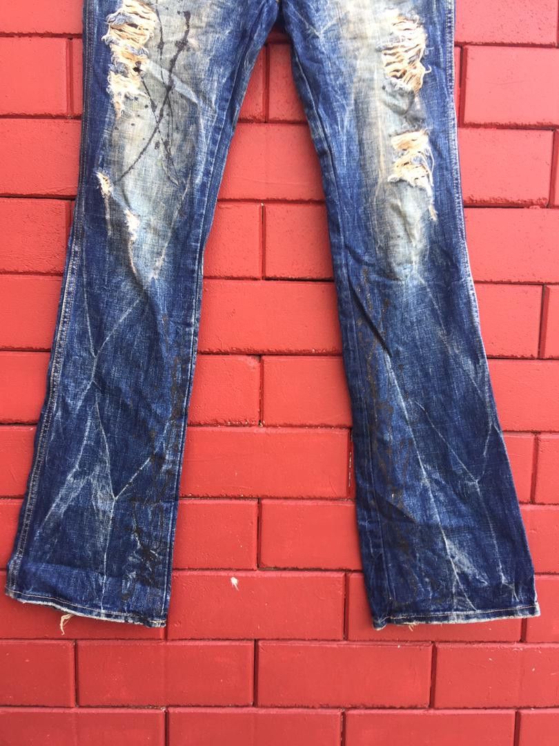 Japanese Brand Vintage Fuga Bootcut Distressed Women Fashion Style Size 30" / US 8 / IT 44 - 5 Thumbnail