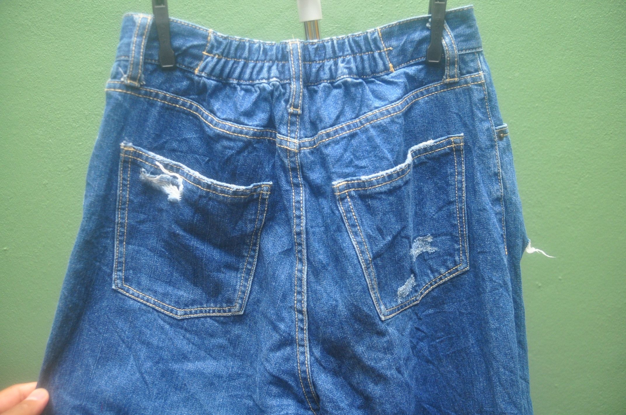 Japanese Brand Vintage Browny Japan Distressed Travis Scott Fashion Style Size 27" / US 4 / IT 40 - 6 Thumbnail