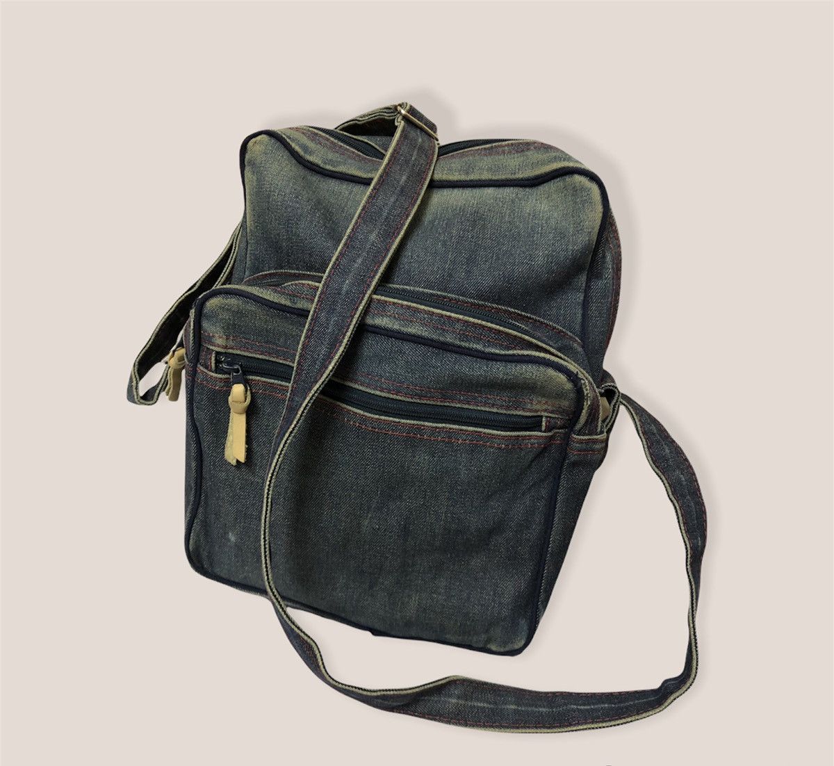 Custom Made Denim Slingbag Crossbody
