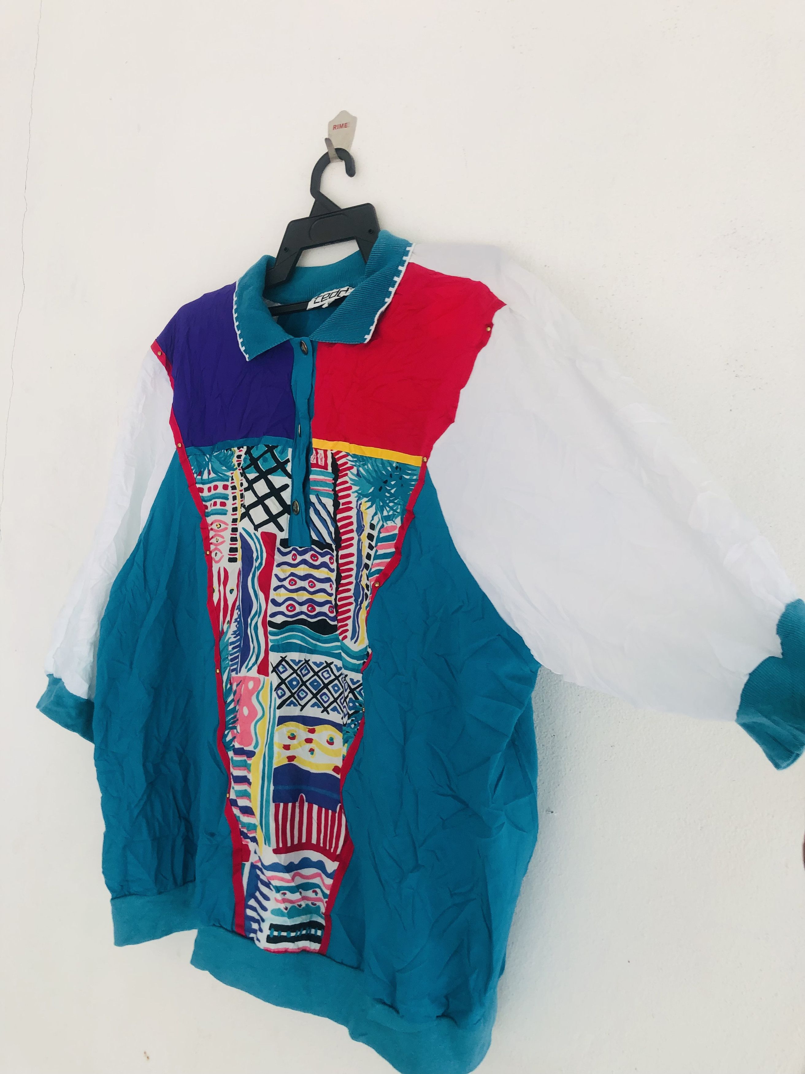 Japanese Brand × Vintage Vintage Teddi 80s Women Fashion Style Windbreker Size US L / EU 52-54 / 3 - 4 Thumbnail