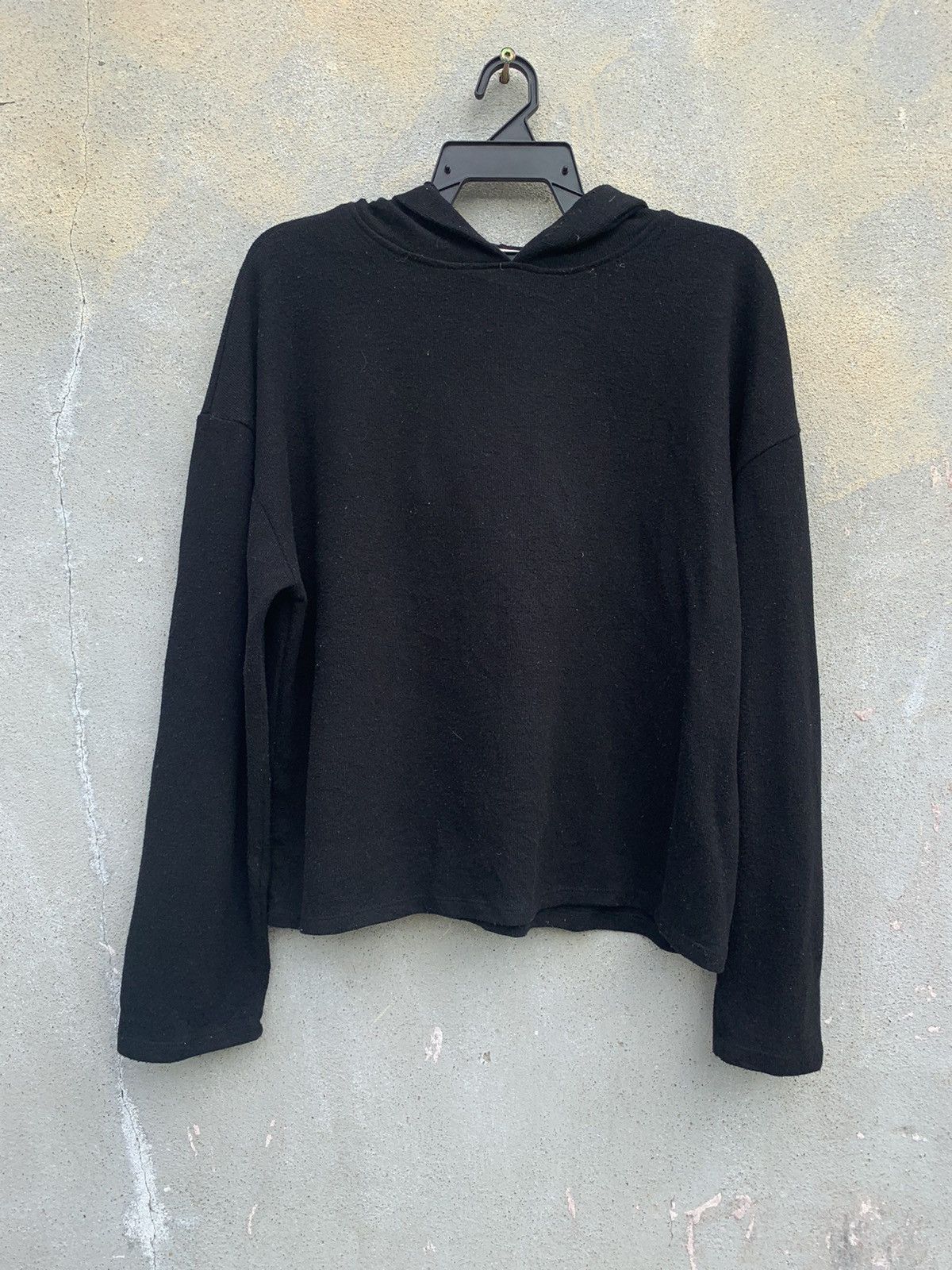 Zara Zara Trafaluc Oversized Black Plain Hoodies Sweatshirt Grailed