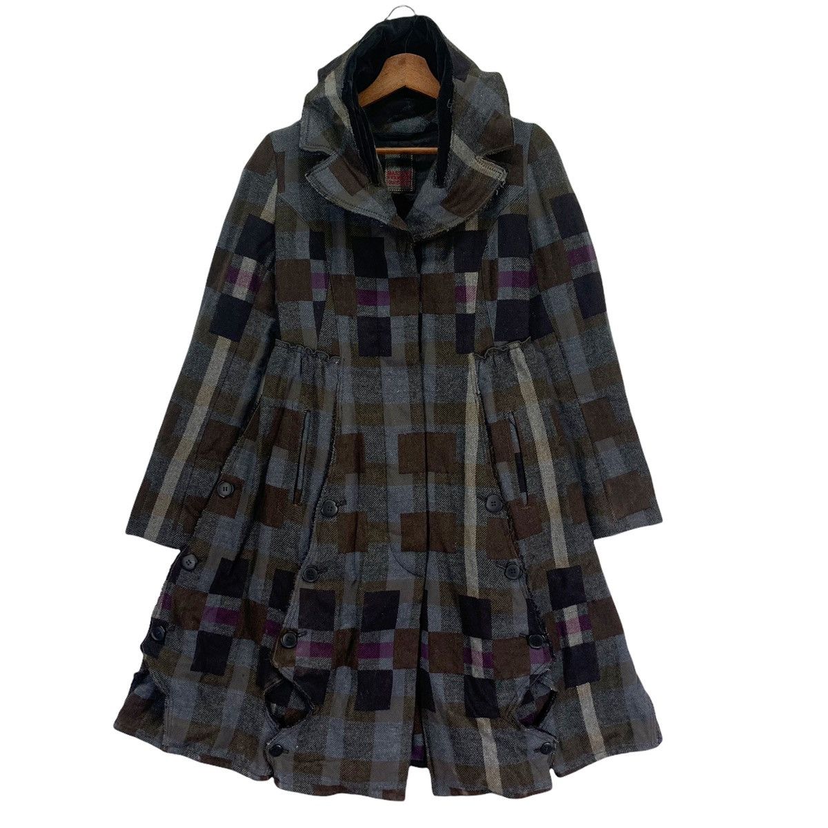 Designer × Marithe + Francois Girbaud Vintage Designer Marithe Francois Gilbaud Long Coat Size S / US 4 / IT 40 - 1 Thumbnail