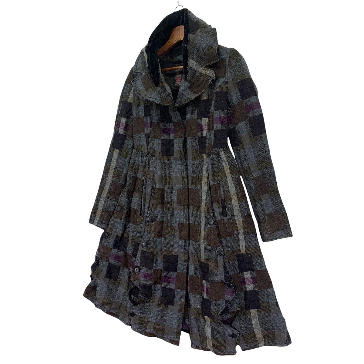 Designer × Marithe + Francois Girbaud Vintage Designer Marithe Francois Gilbaud Long Coat Size S / US 4 / IT 40 - 2 Thumbnail