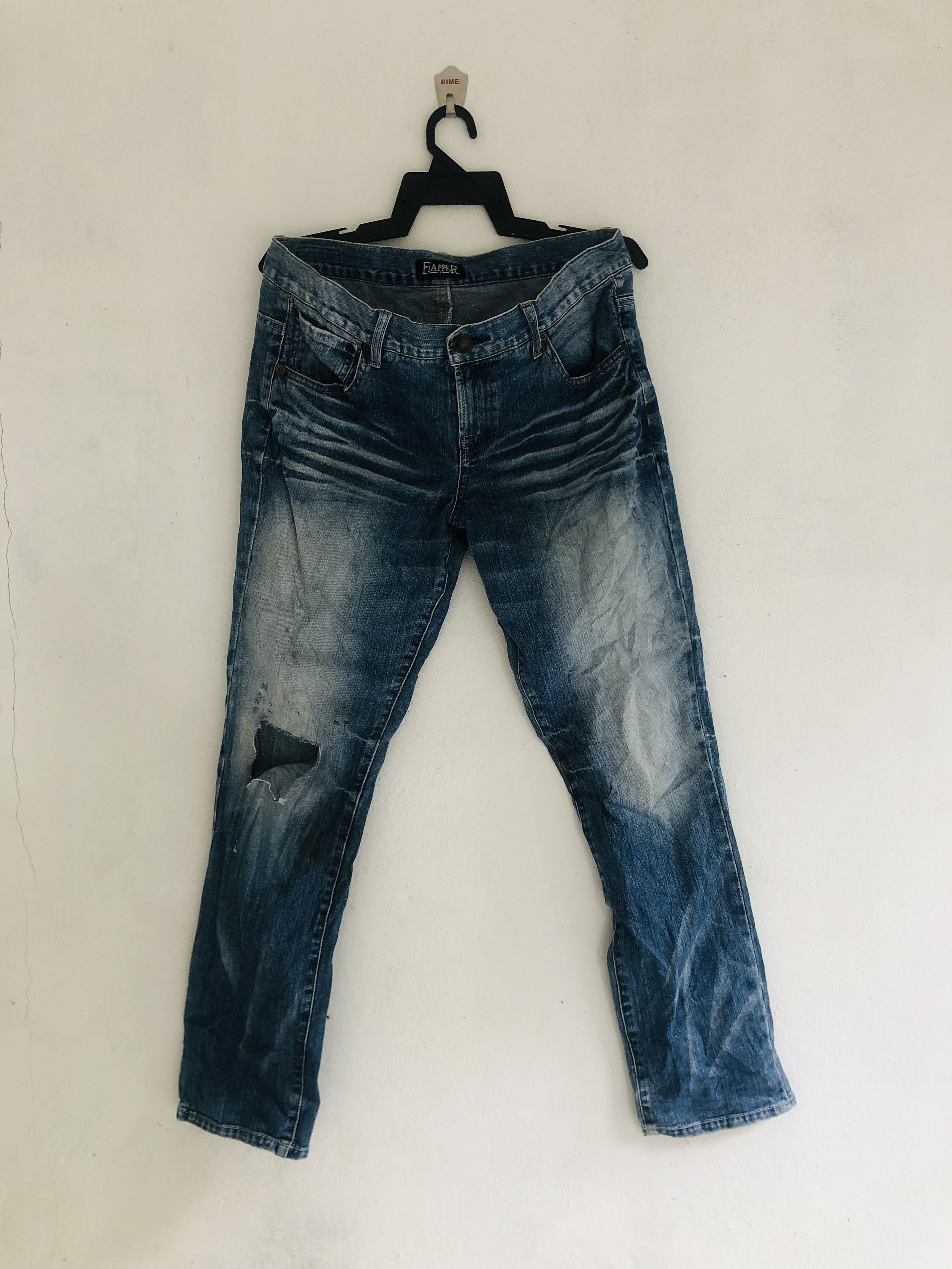 Japanese Brand × Vintage Vintage Fiapper Distressed Travis Scott Fashion Style Size US 34 / EU 50 - 1 Thumbnail