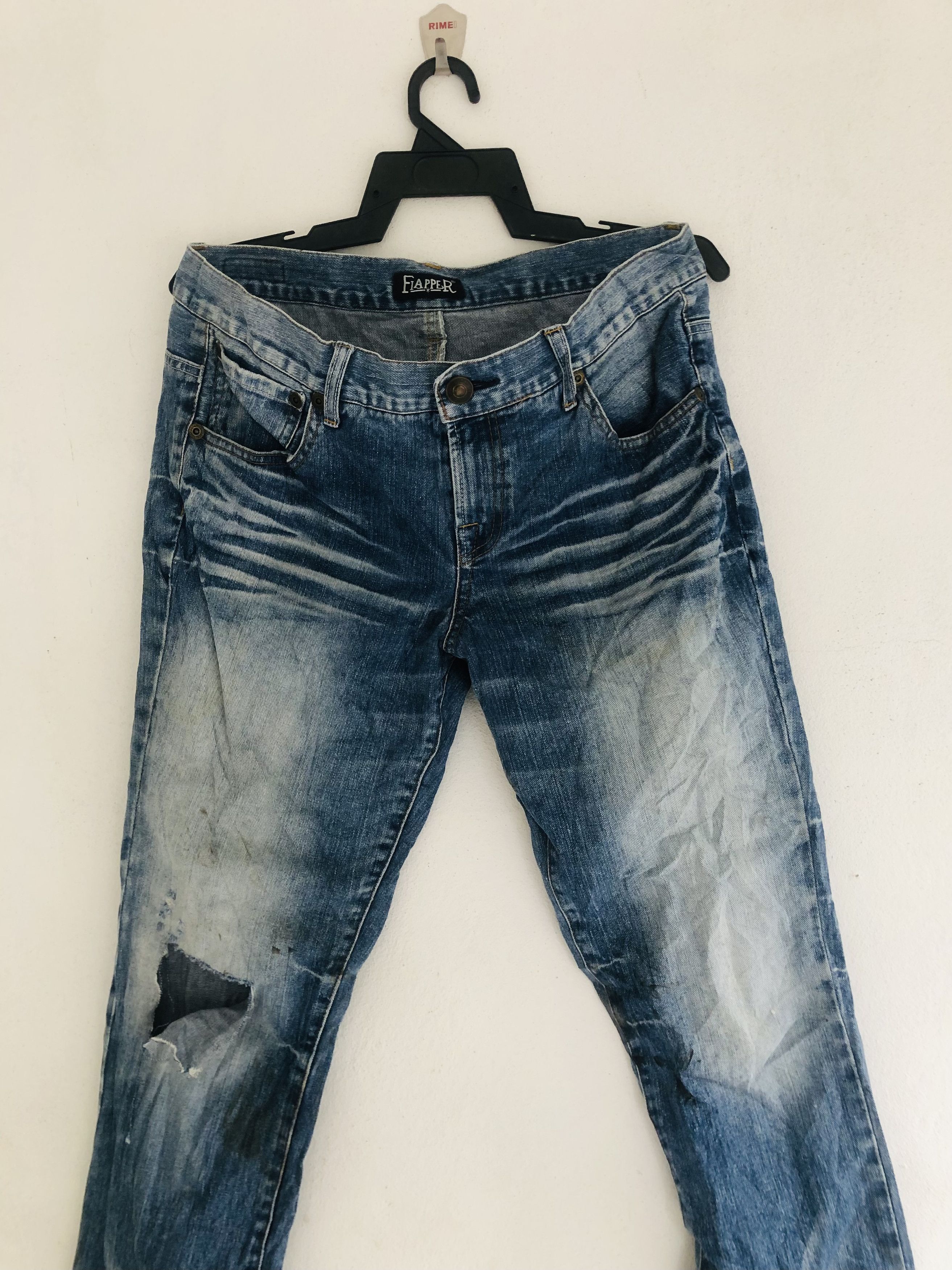 Japanese Brand × Vintage Vintage Fiapper Distressed Travis Scott Fashion Style Size US 34 / EU 50 - 3 Thumbnail