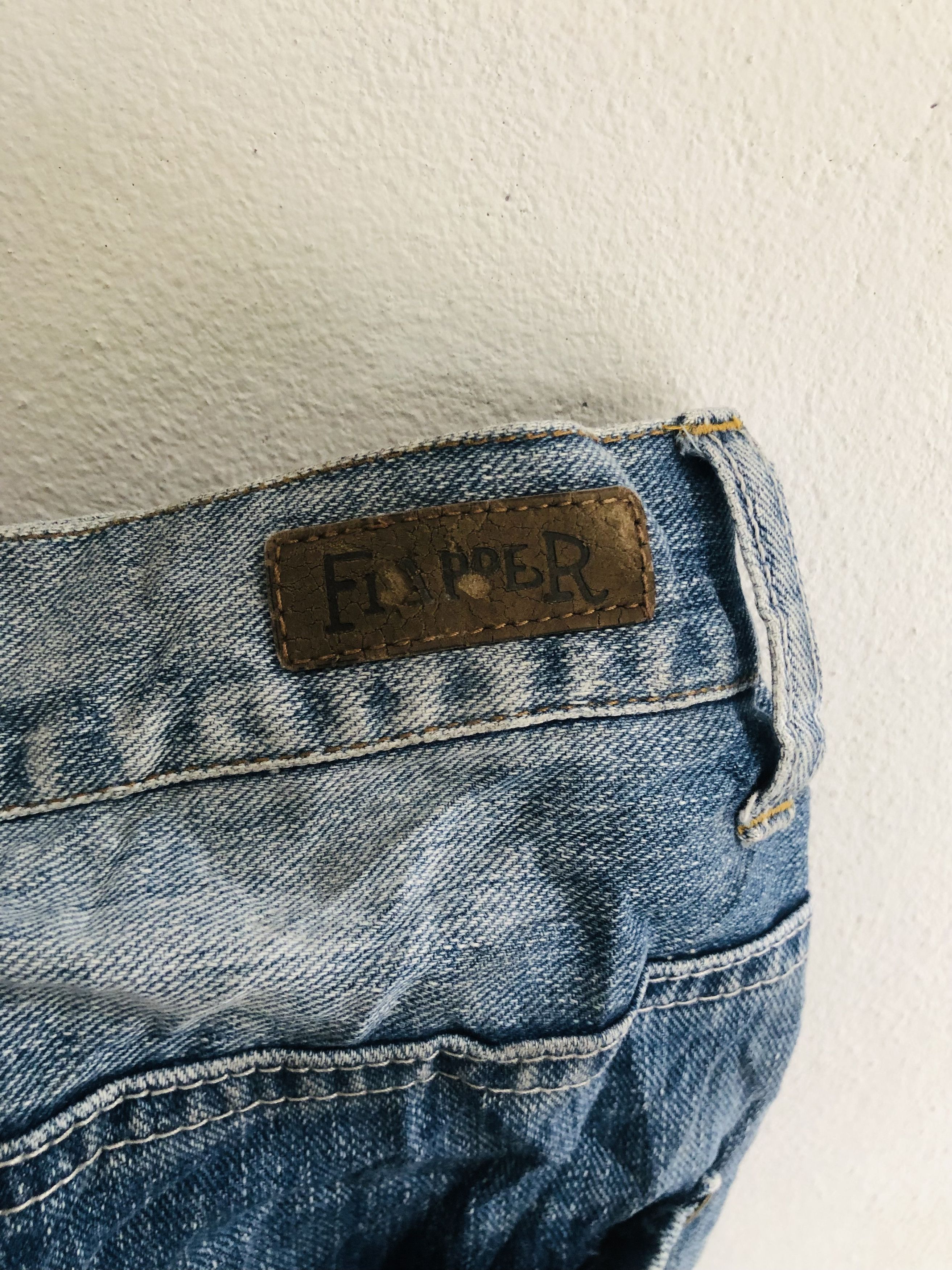 Japanese Brand × Vintage Vintage Fiapper Distressed Travis Scott Fashion Style Size US 34 / EU 50 - 6 Thumbnail