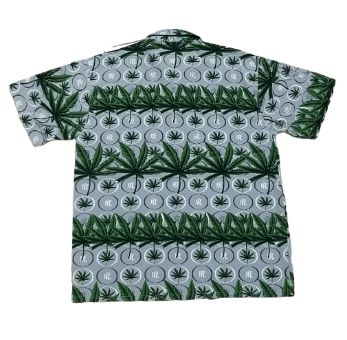 Japanese Brand MUSSO FULL PRINT HEMP GRAPHIC BUTTON UP HAWAII SHIRT Size US L / EU 52-54 / 3 - 2 Thumbnail