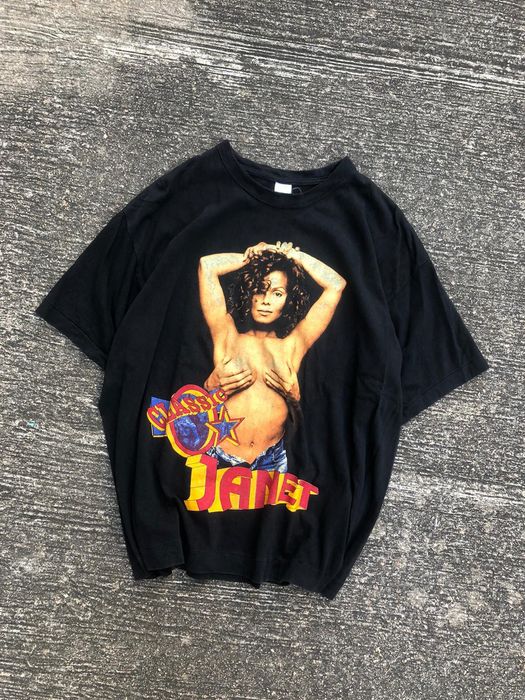 Vintage JANET JACKSON X NAUGHTY BY NATURE”1995” VINTAGE T SHIRT 