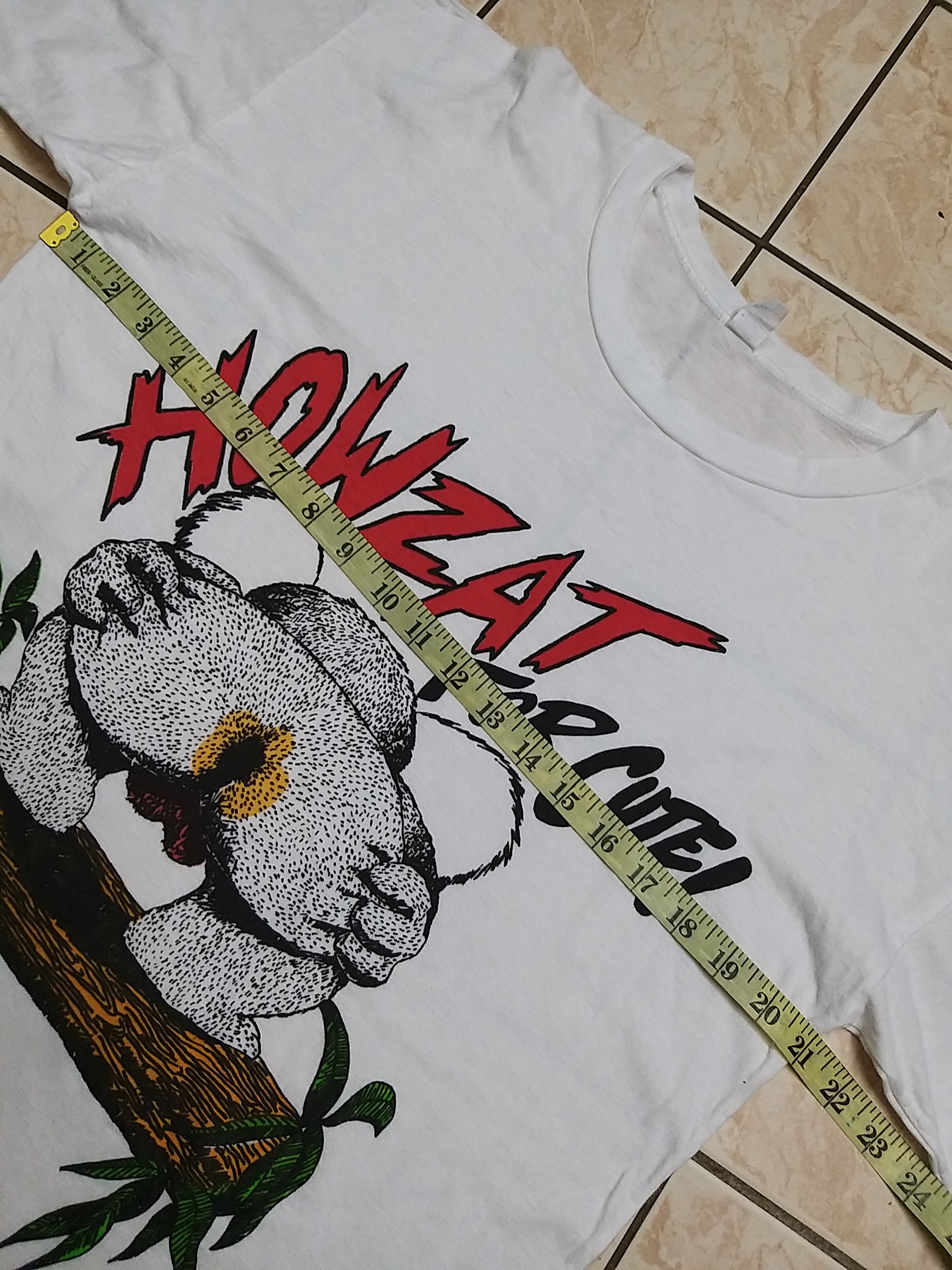 Vintage SICK 90s VINTAGE FUNNY KOALA "HOWZAT FOR CUTE"T SHIRT Size US L / EU 52-54 / 3 - 6 Thumbnail