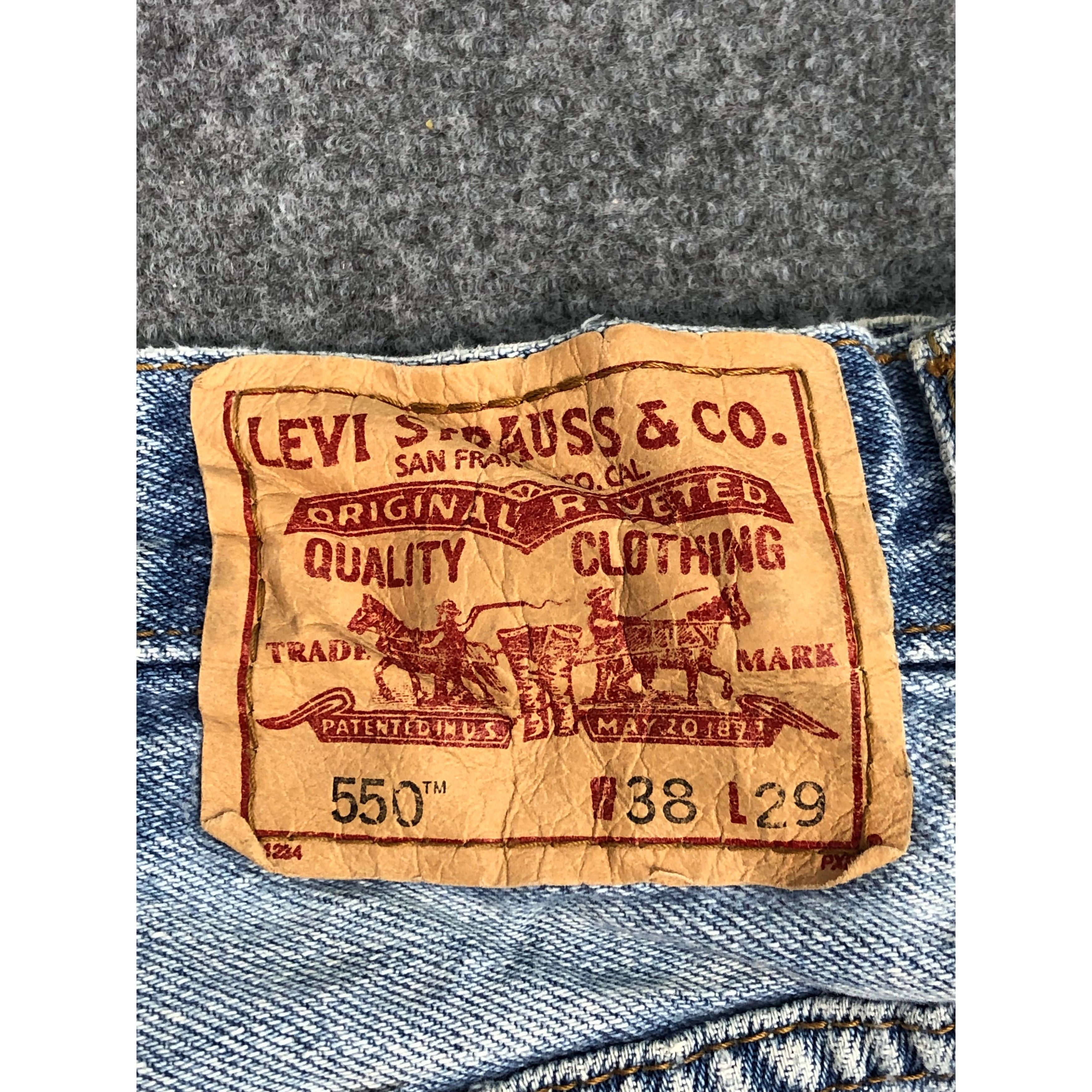 Levi's Vintage Levis 550 Jeans Lightwash DP0498 Size US 37 - 5 Thumbnail