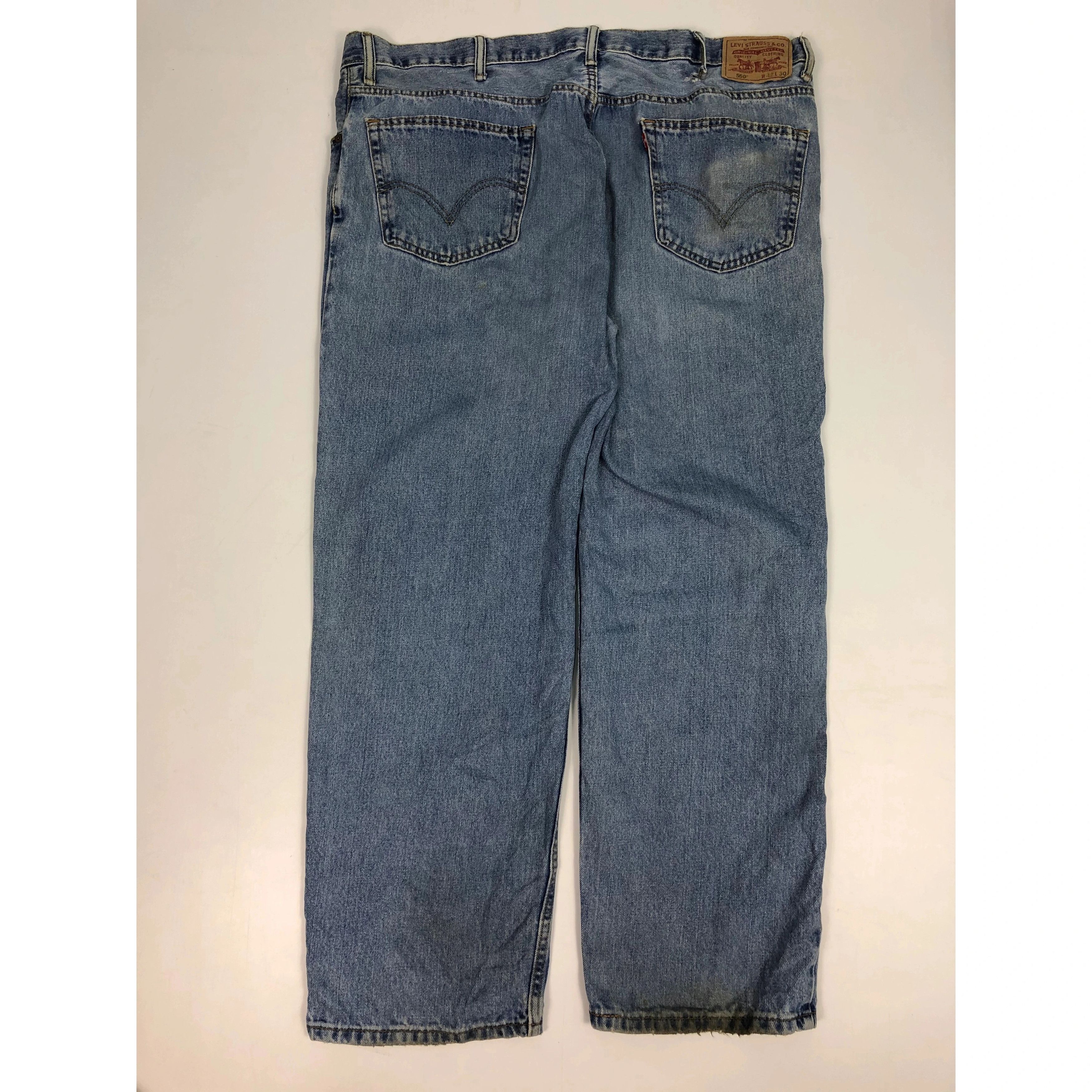 Levi's Vintage Levis 550 Relaxed Fit Faded Denim Oversized DP0076 Size US 42 / EU 58 - 3 Thumbnail
