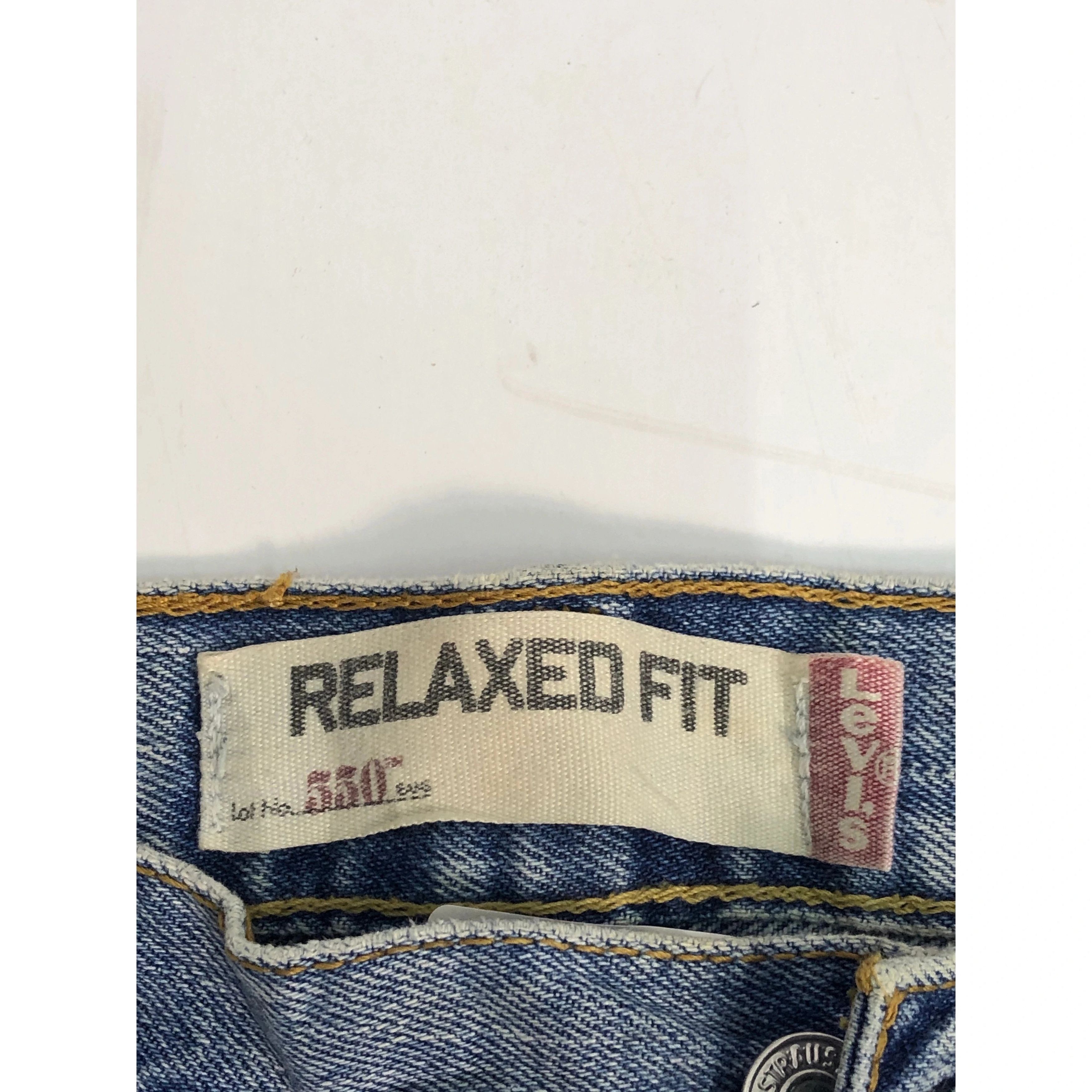 Levi's Vintage Levis 550 Relaxed Fit Faded Denim Oversized DP0076 Size US 42 / EU 58 - 7 Thumbnail