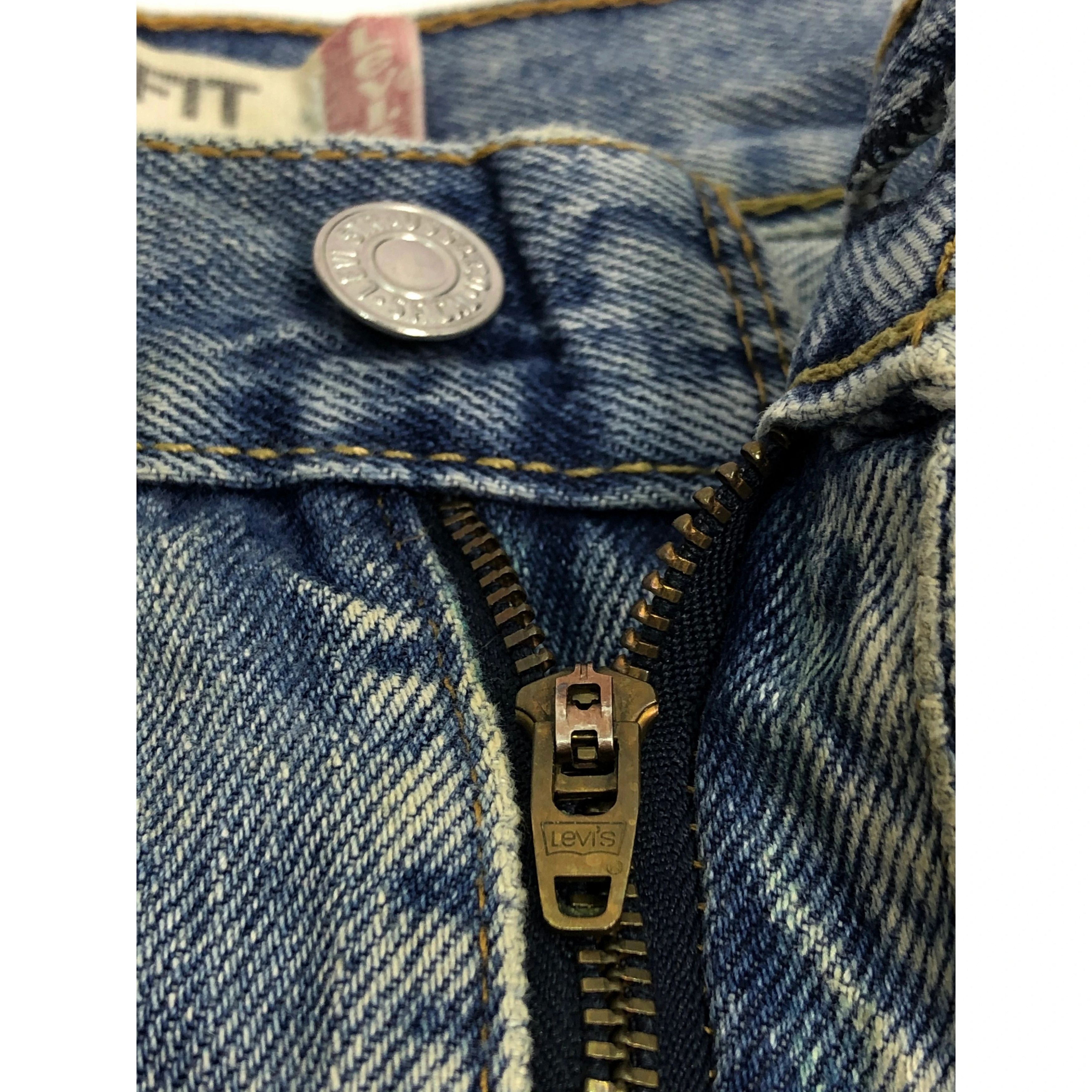 Levi's Vintage Levis 550 Relaxed Fit Faded Denim Oversized DP0076 Size US 42 / EU 58 - 8 Thumbnail