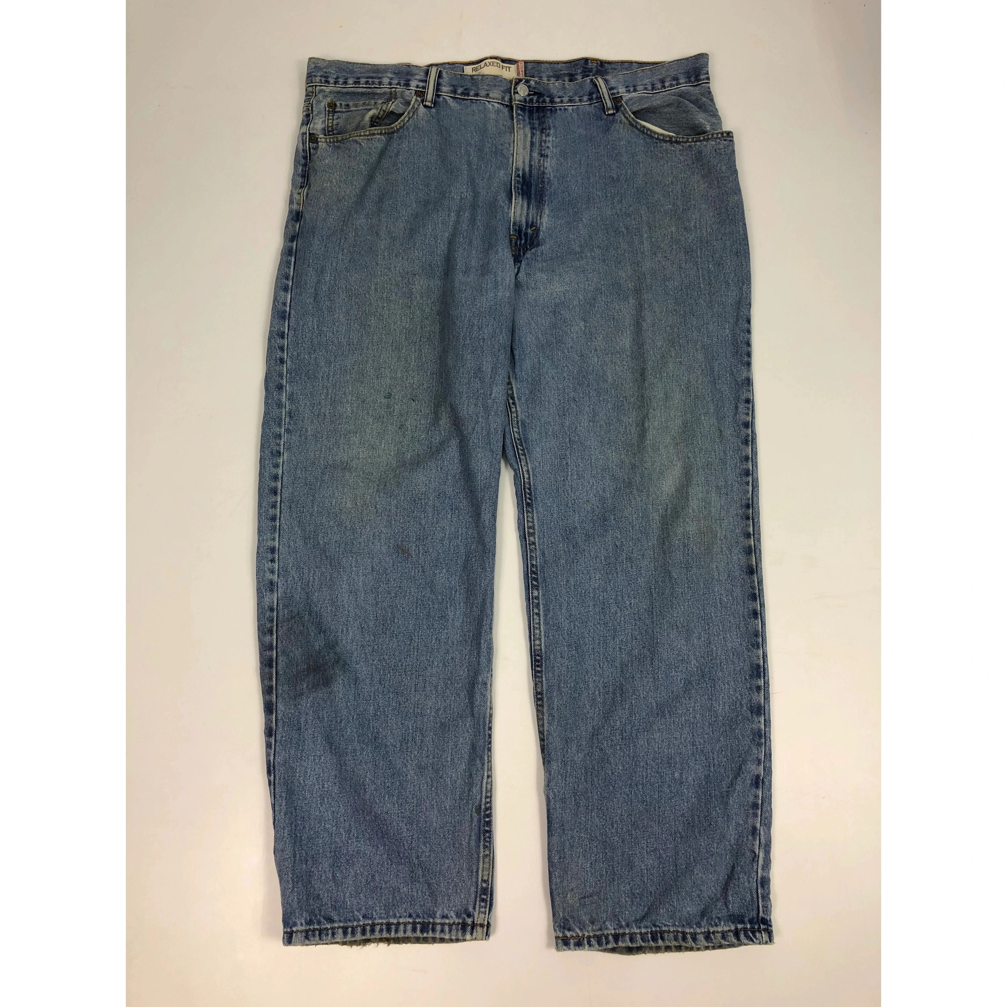 Levi's Vintage Levis 550 Relaxed Fit Faded Denim Oversized DP0076 Size US 42 / EU 58 - 1 Thumbnail