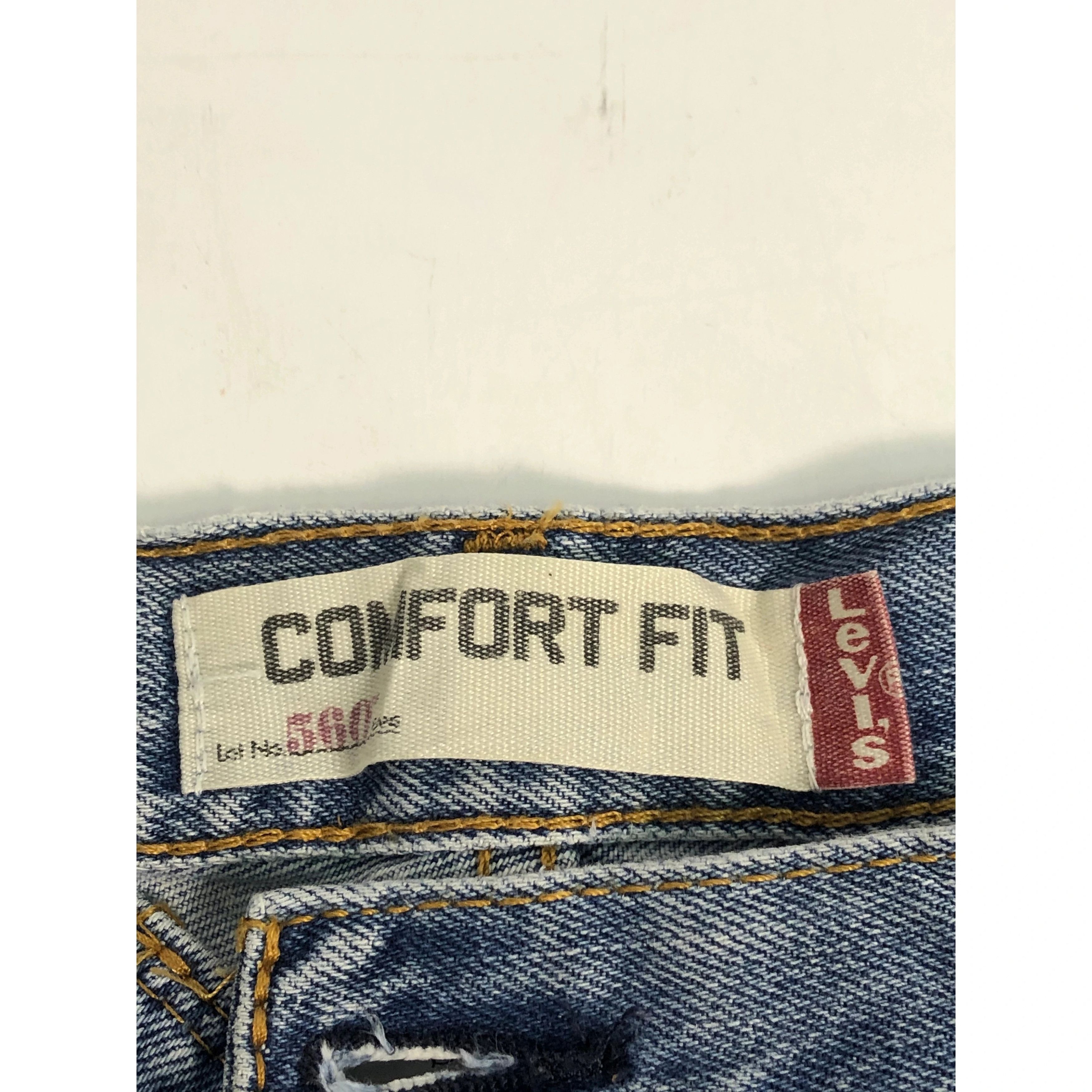 Levi's Vintage Levis 560 Comfort Fit Faded Denim DP0075 Size US 37 - 7 Thumbnail