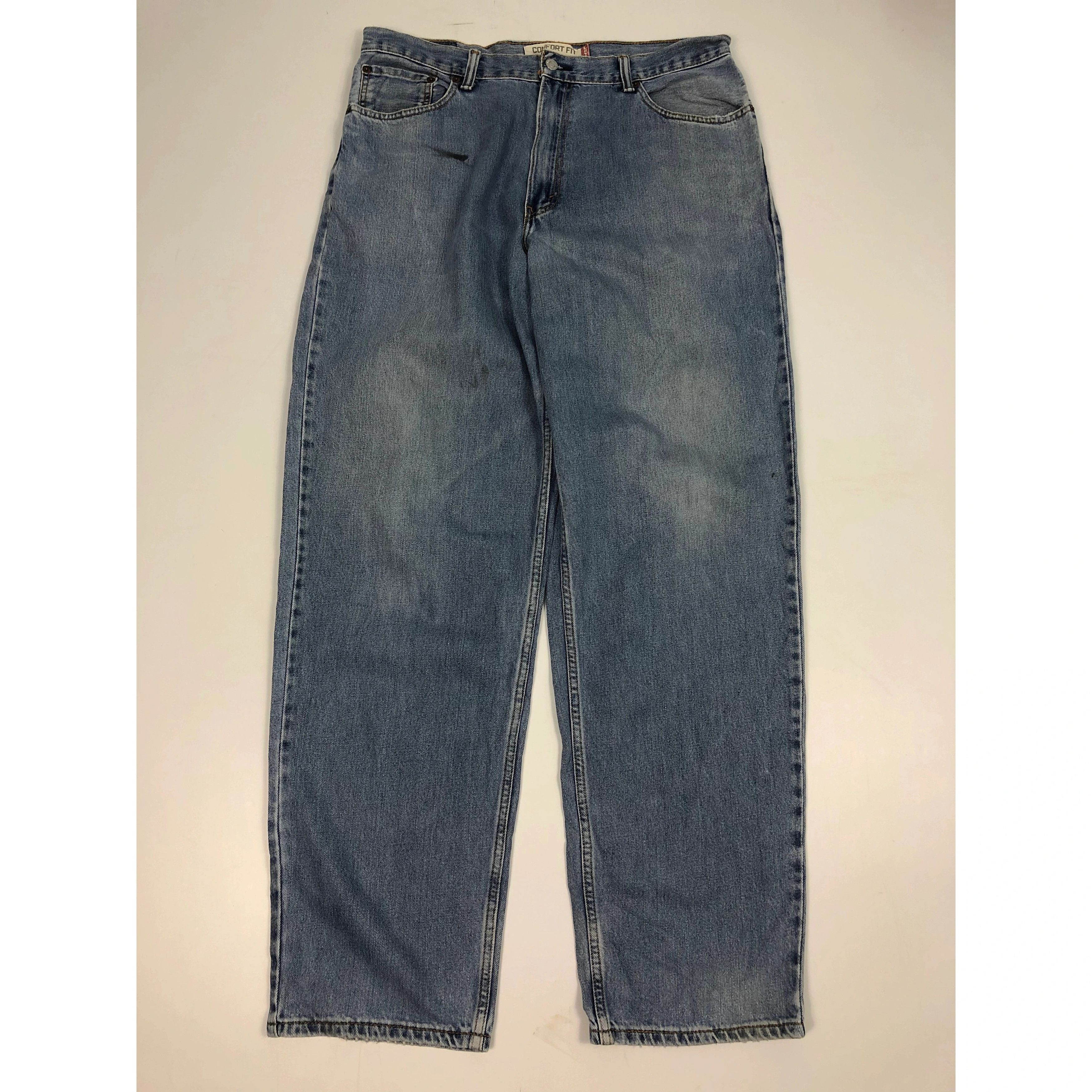 Levi's Vintage Levis 560 Comfort Fit Faded Denim DP0075 Size US 37 - 1 Thumbnail