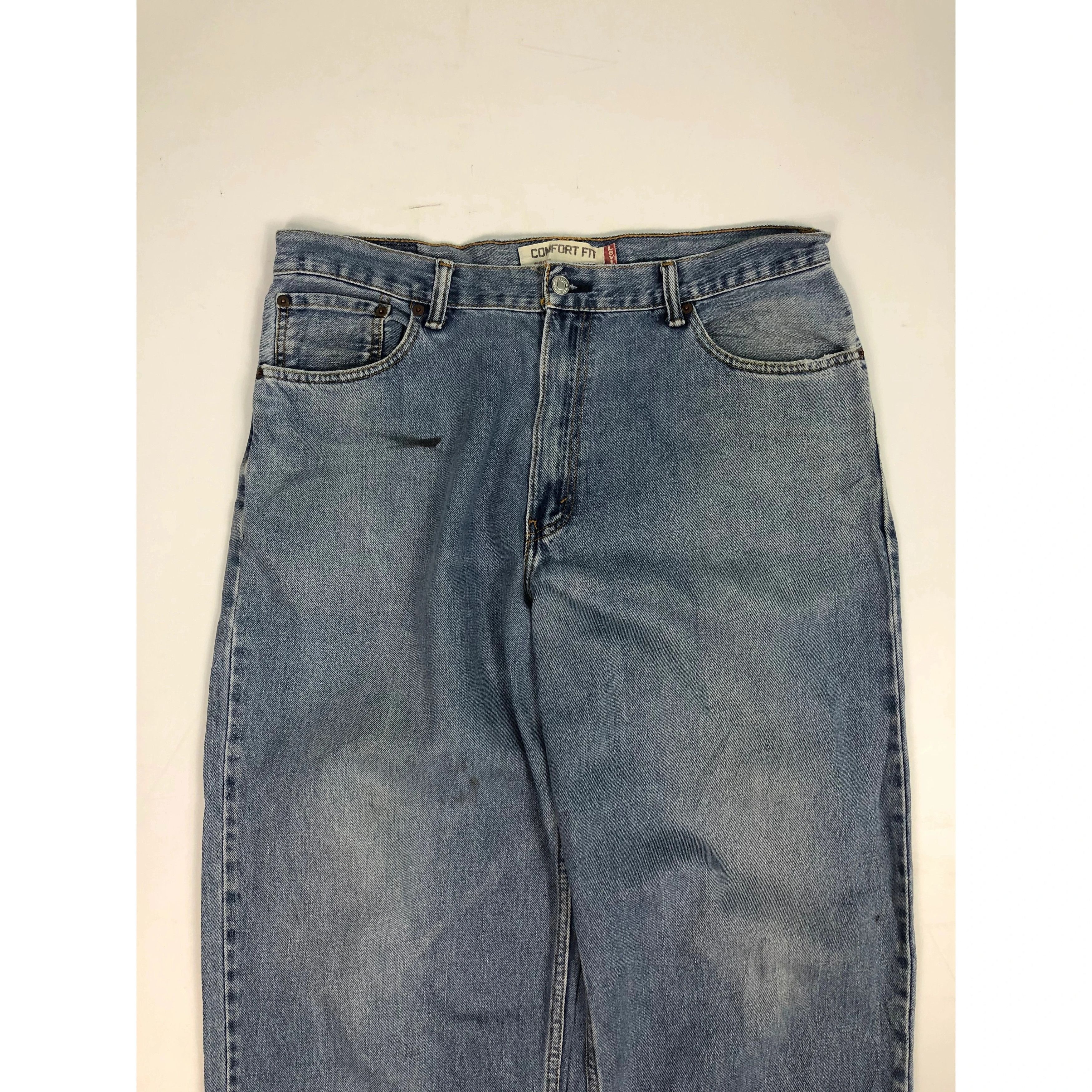Levi's Vintage Levis 560 Comfort Fit Faded Denim DP0075 Size US 37 - 2 Thumbnail