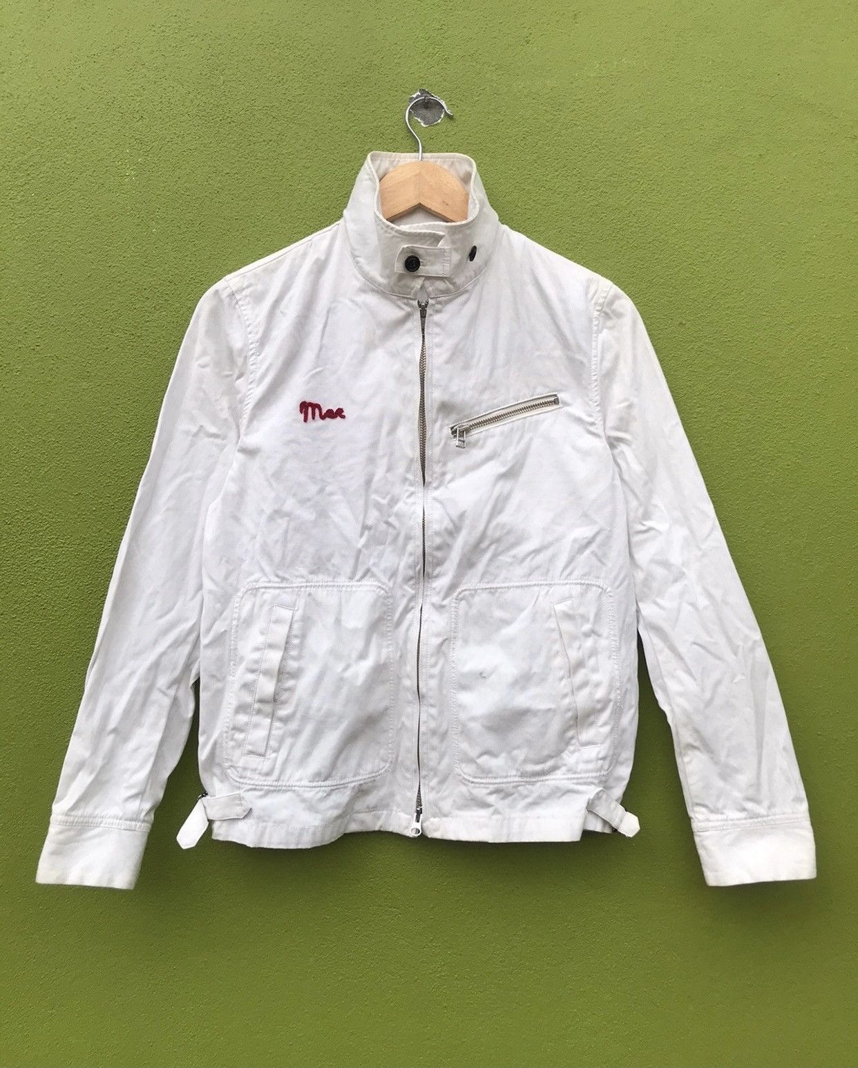 Beams Plus × Japanese Brand × Vintage Beams Embroidered Logo Zipper Jacket Size US S / EU 44-46 / 1 - 1 Thumbnail