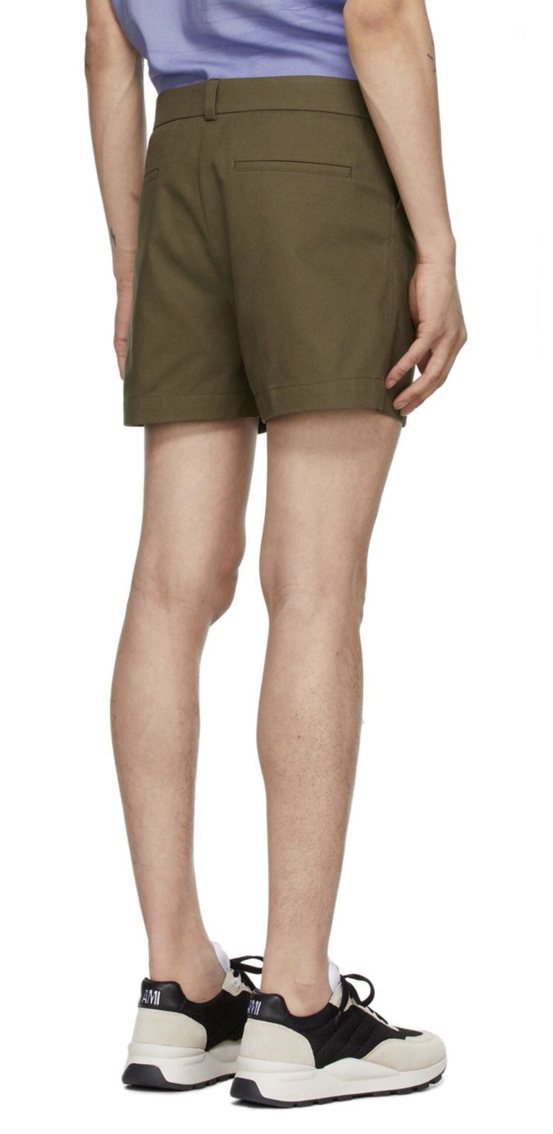 Designer Davi Paris Green 70s Shorts Size US 28 / EU 44 - 2 Thumbnail