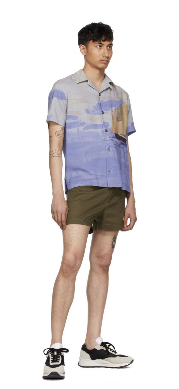 Designer Davi Paris Green 70s Shorts Size US 28 / EU 44 - 1 Thumbnail