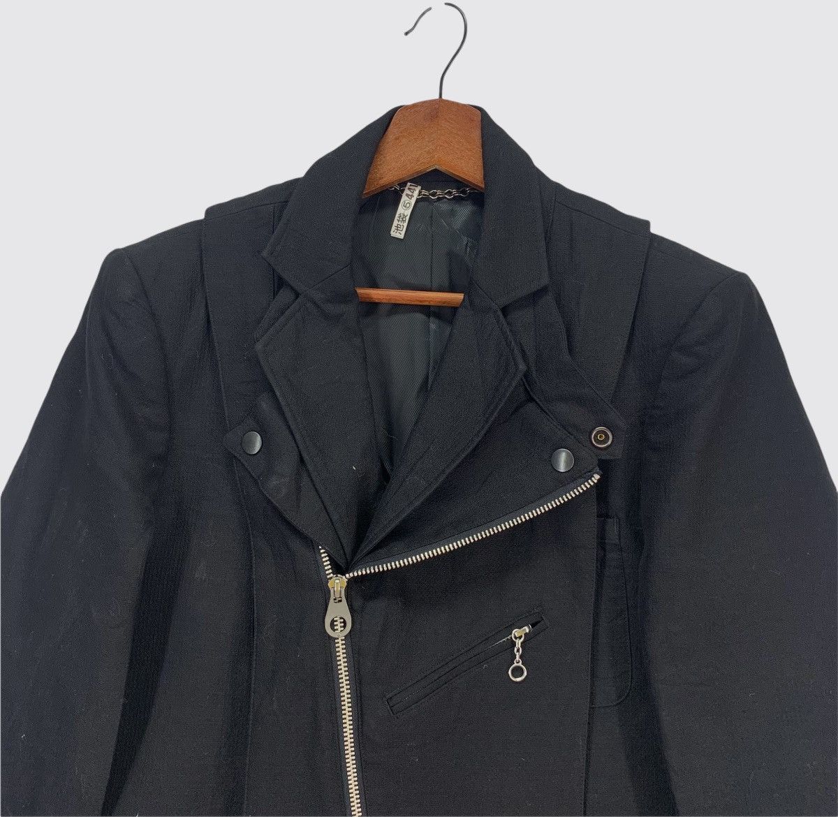 Japanese Brand × Maison MIHARA YASUHIRO Vintage 90s Miharayasuhiro Asymmetrical Gothic Jacket Size US M / EU 48-50 / 2 - 3 Thumbnail
