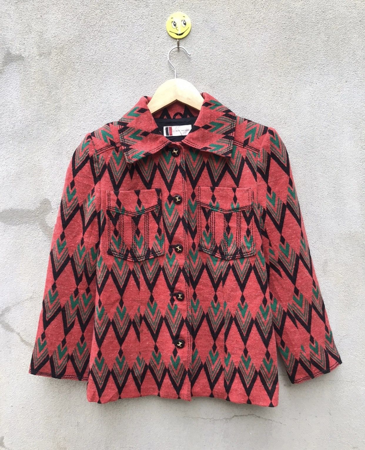Japanese Brand × Max Mara Max Mara Button Up Wool Long Sleeve Shirts Size US S / EU 44-46 / 1 - 1 Thumbnail