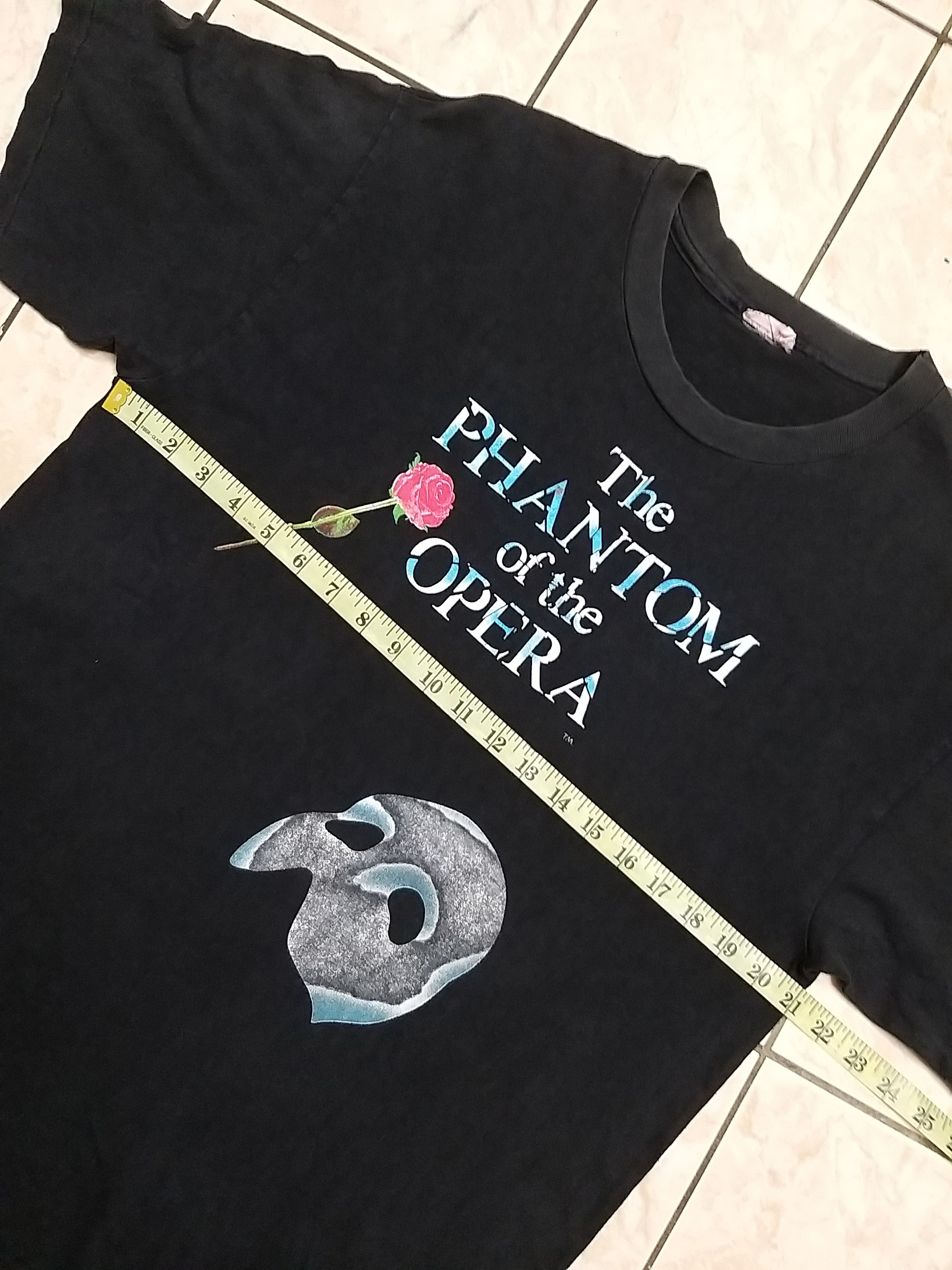 Vintage VINTAGE 90'S THE PHANTOM OF THE OPERA "TRAVIS SCOTT" T SHIRT Size US L / EU 52-54 / 3 - 7 Thumbnail