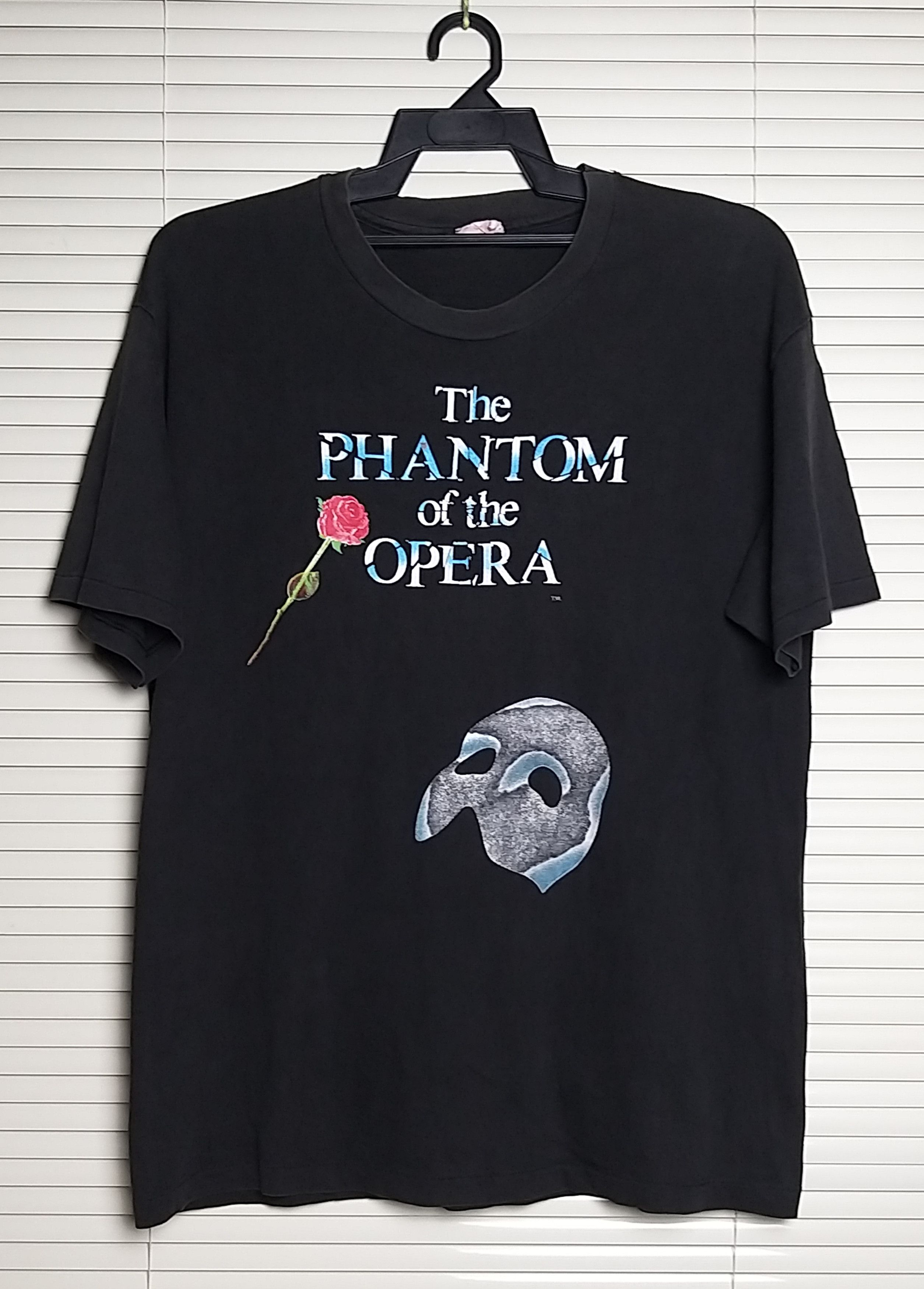 Vintage VINTAGE 90'S THE PHANTOM OF THE OPERA "TRAVIS SCOTT" T SHIRT Size US L / EU 52-54 / 3 - 3 Thumbnail