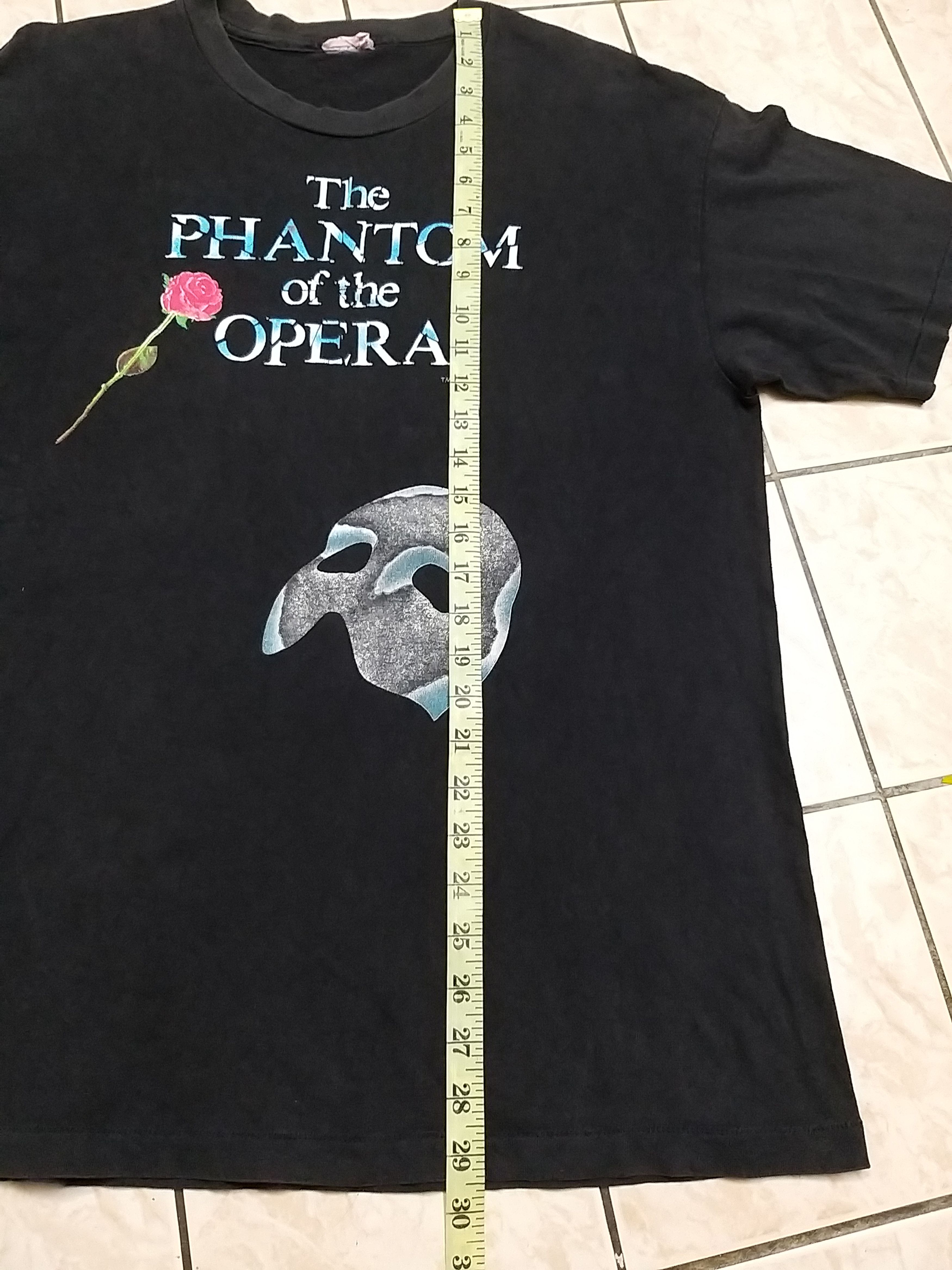 Vintage VINTAGE 90'S THE PHANTOM OF THE OPERA "TRAVIS SCOTT" T SHIRT Size US L / EU 52-54 / 3 - 8 Thumbnail